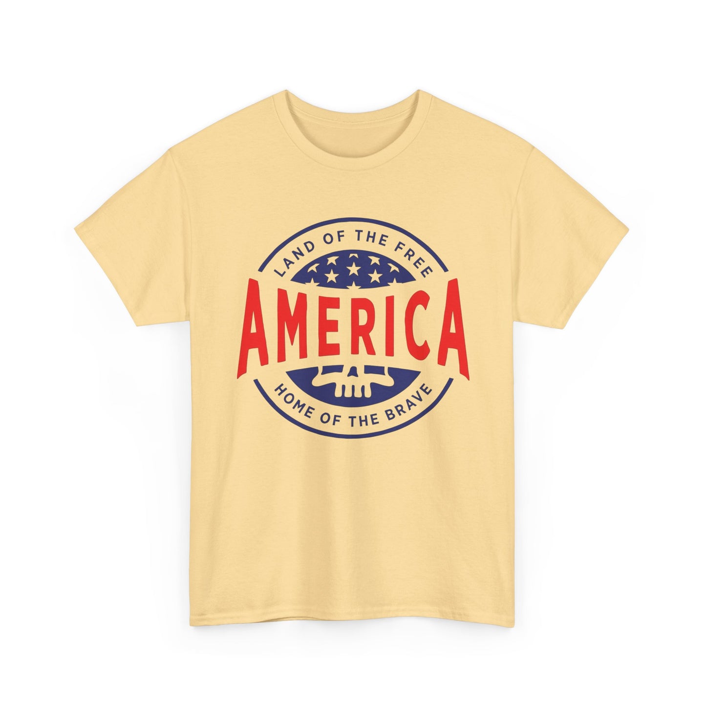 America Home Of The Brave Graphic T Shirt ADULT NEW