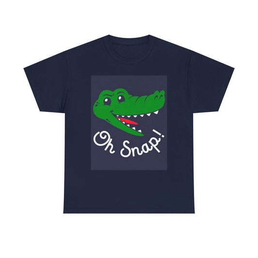 Oh Snap Alligator Funny T Shirt BRAND NEW Apparel Unisex Graphic Tee USA