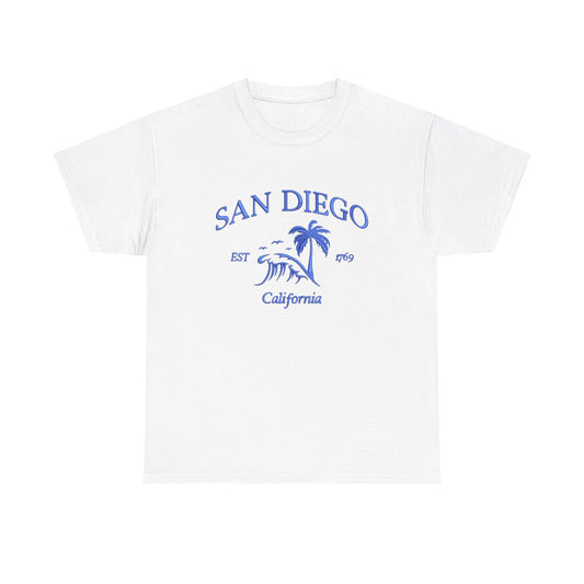 San Diego California Graphic T Shirt NEW Unisex Heavy Cotton Tee