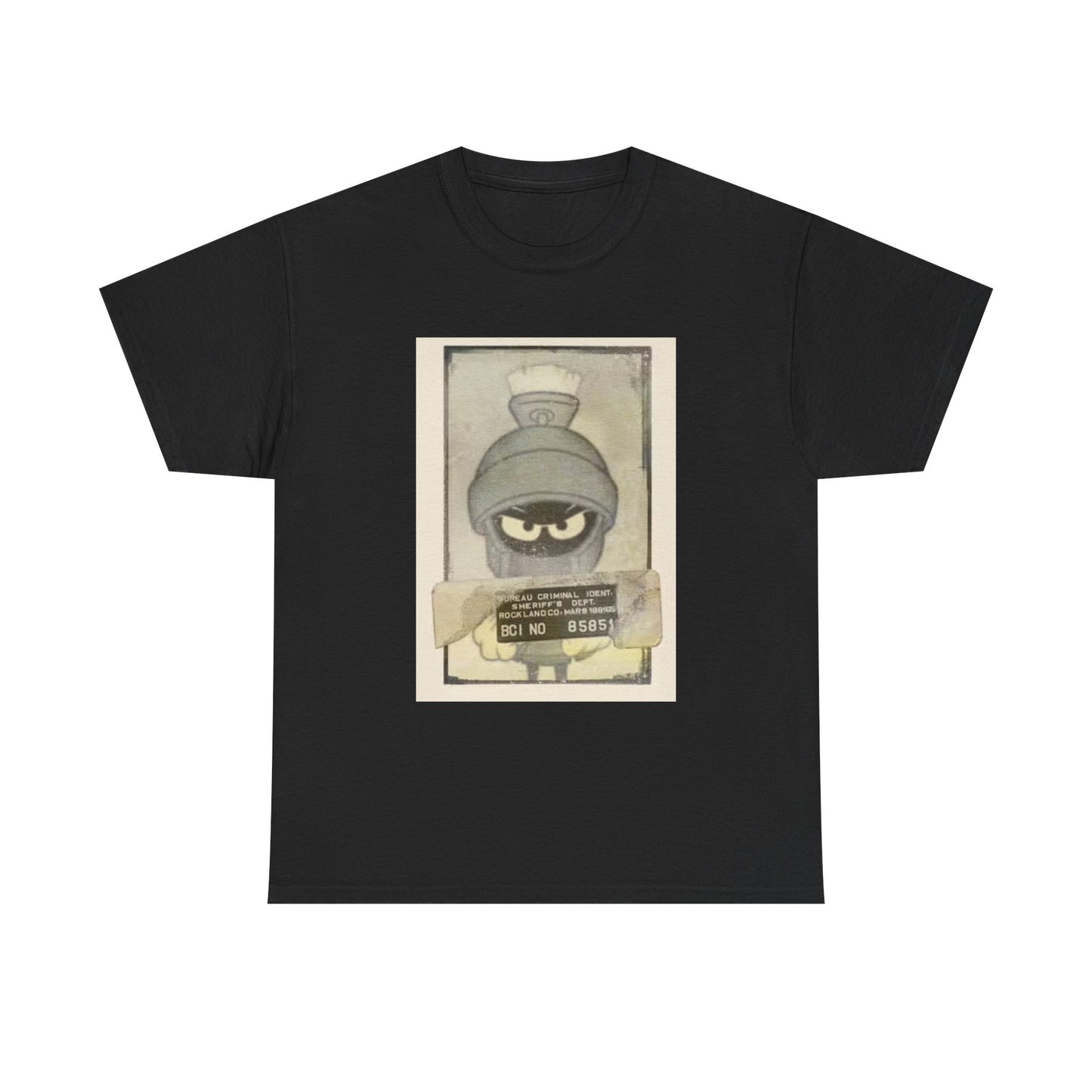 Marvin The Martian Vintage Poster Shirt Space Retro Unisex Heavy Cotton Tee