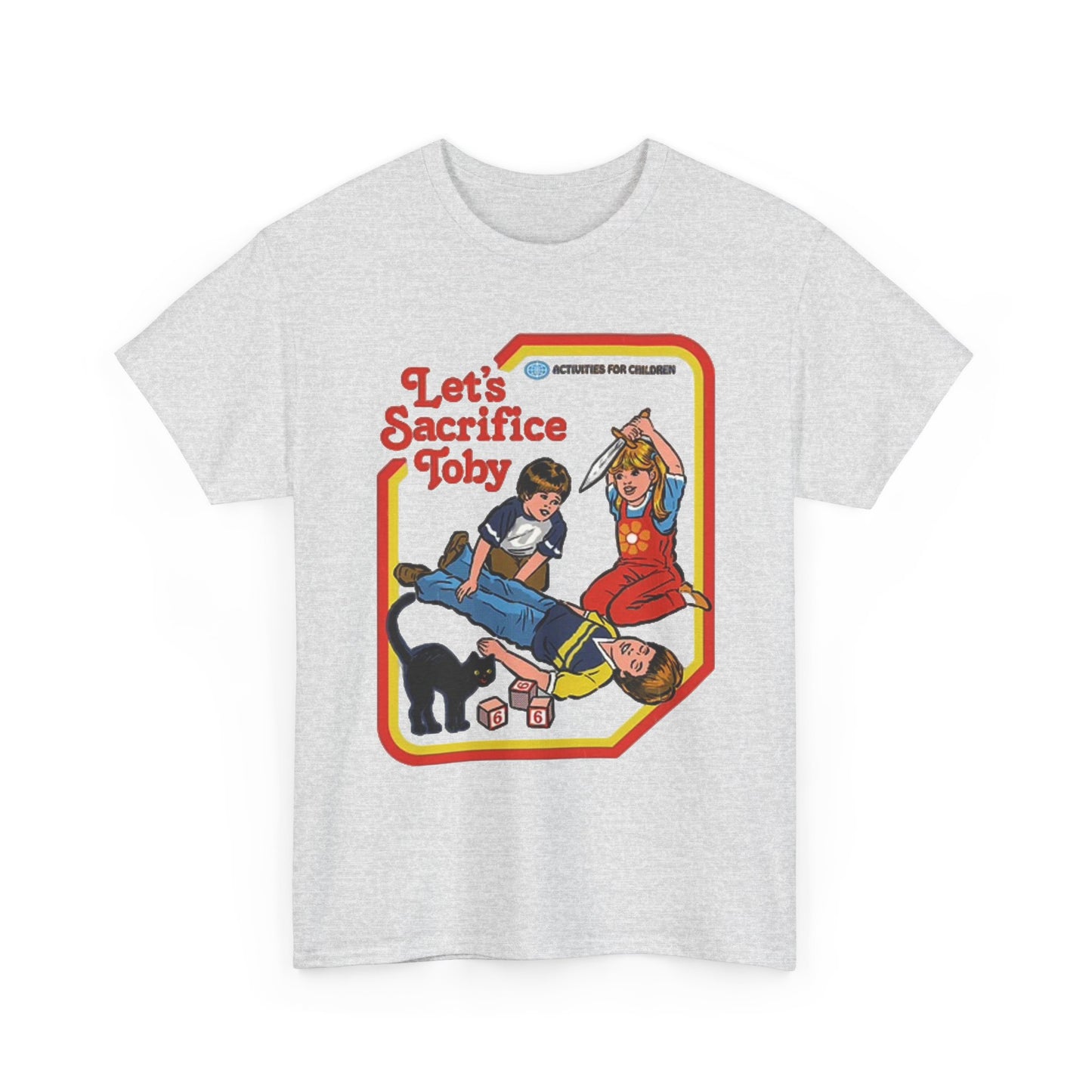 Lets Sacrifice Toby Graphic T Shirt Funny Retro Poster Unisex Heavy Cotton Tee