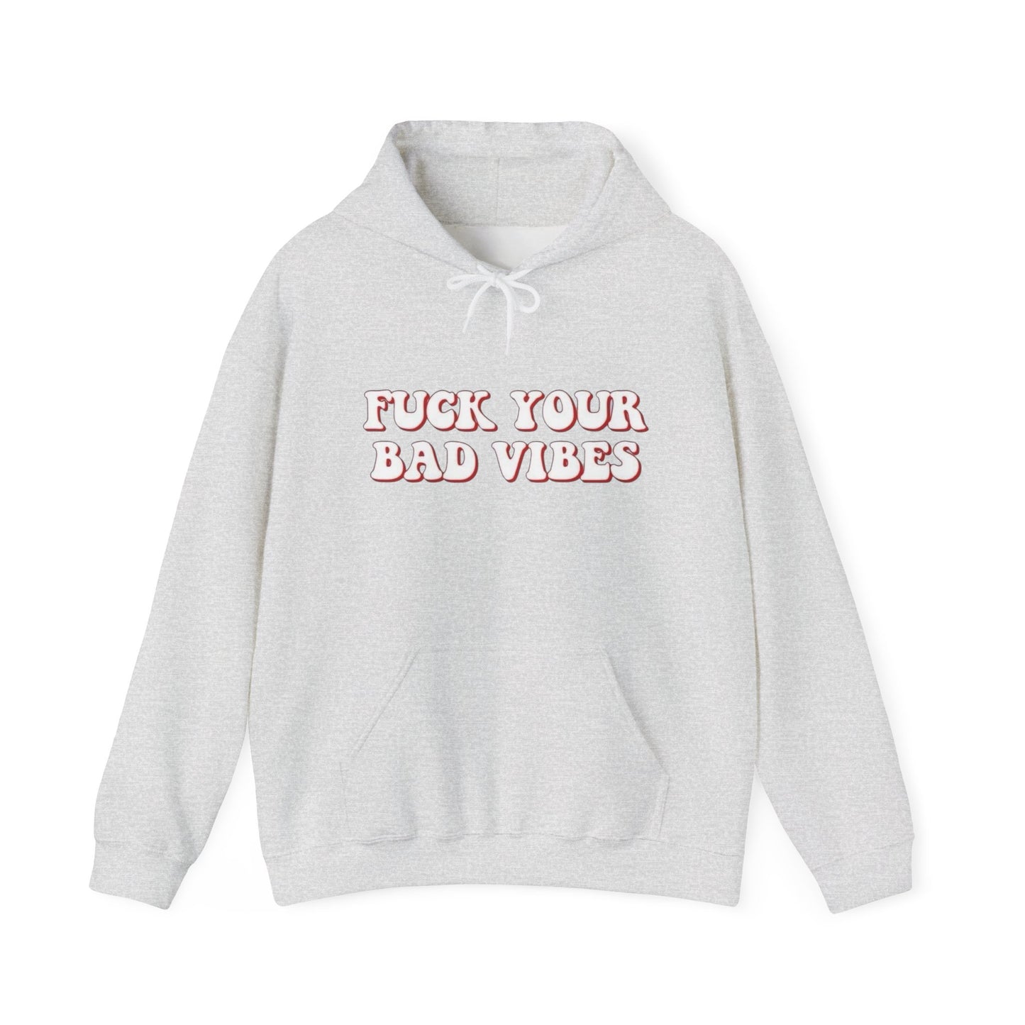 No Bad Vibes Graphic Hoodie Unisex Heavy Blend™ Hooded Sweatshirt