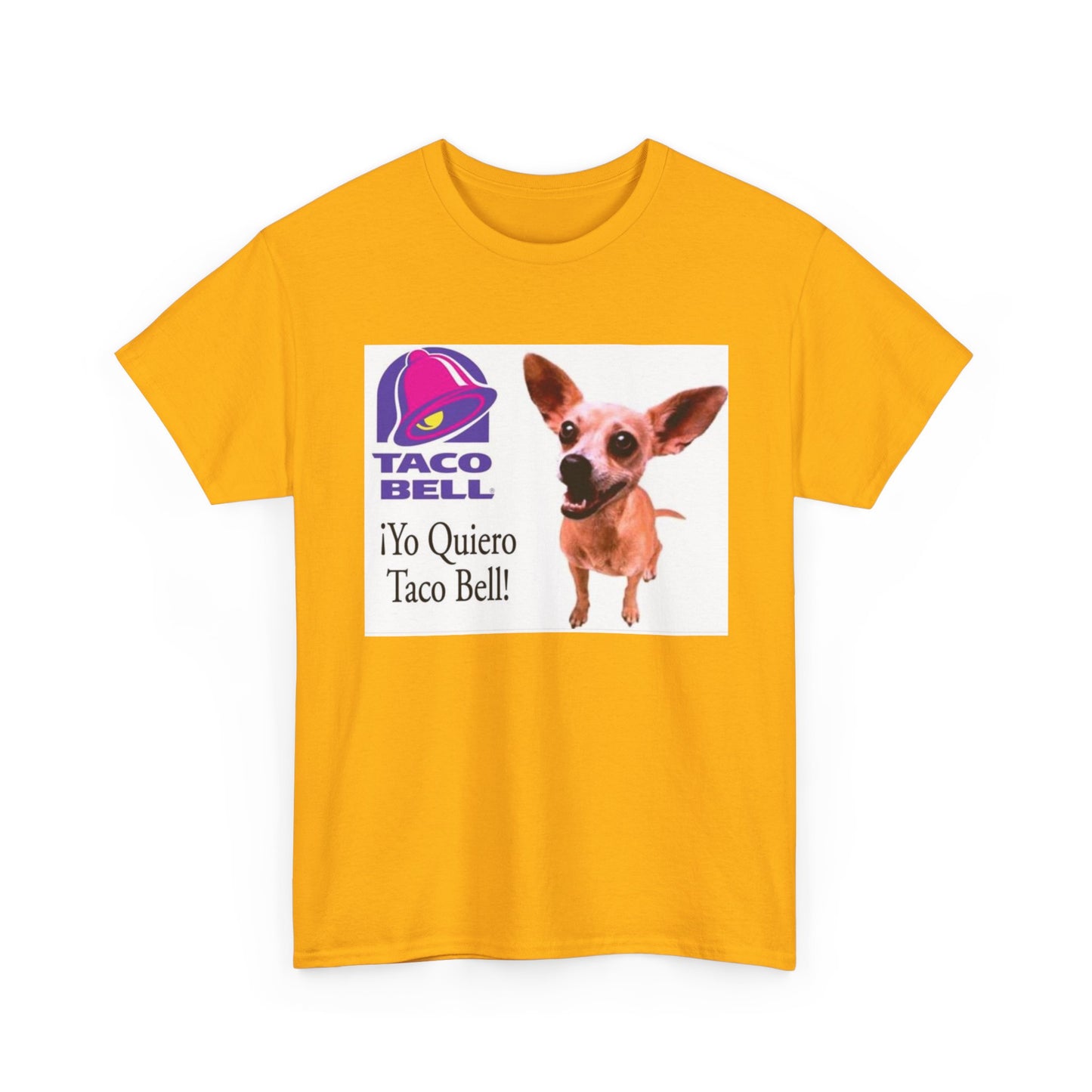 Taco Bell Shirt Funny Retro Logo Mexican Dog 90s Nostalgia Unisex Heavy Cotton
