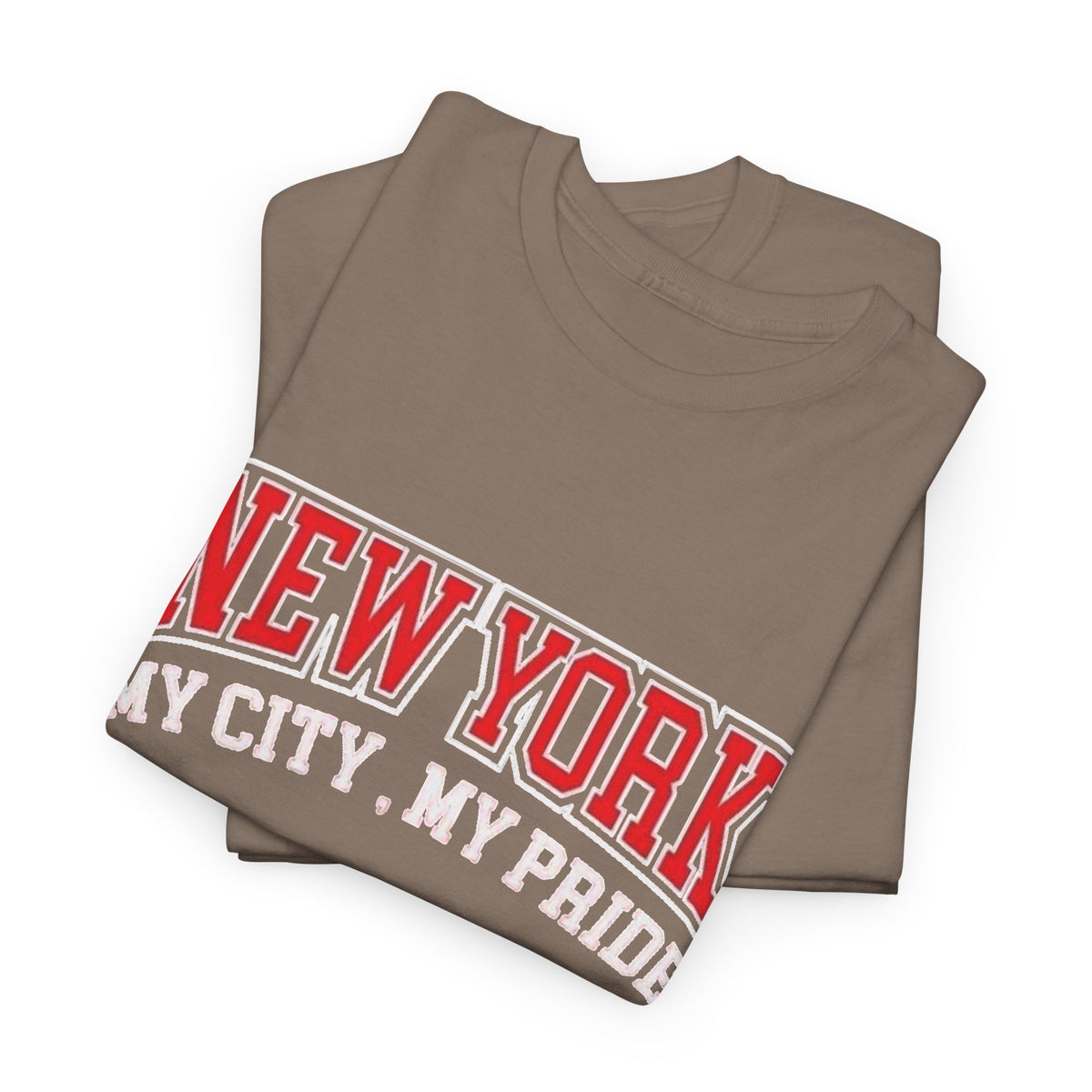 New York City My City My Pride Graphic T Shirt Men's Classic Heavy Cotton Tee