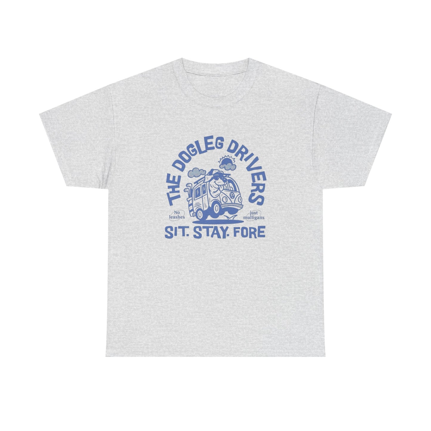 The Dog Leg Drivers Funny Graphic T Shirt NEW Unisex Heavy Cotton Tee