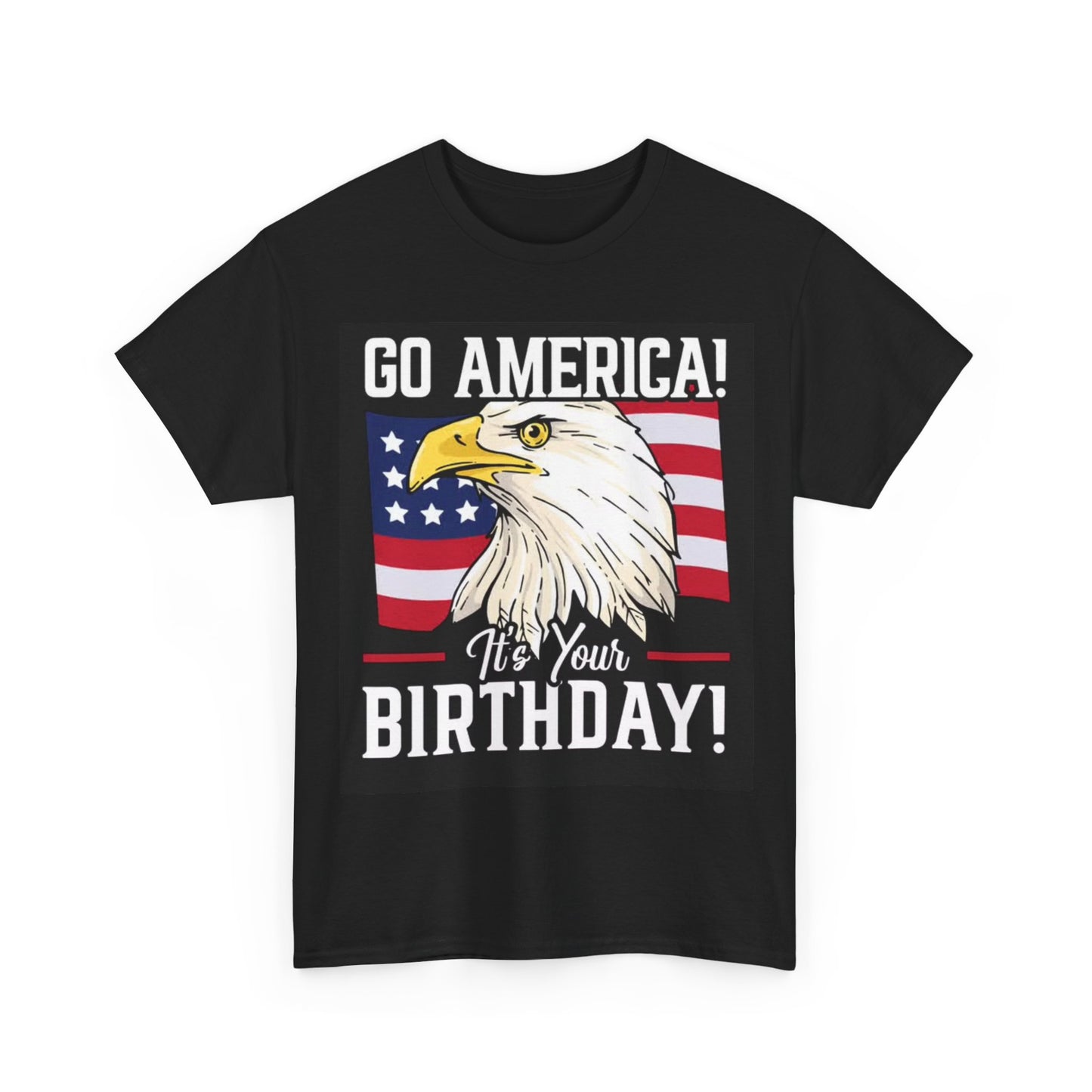 Americas Birthday Tshirt 1776 July 4th American Flag Bald Eagle Unisex Summer