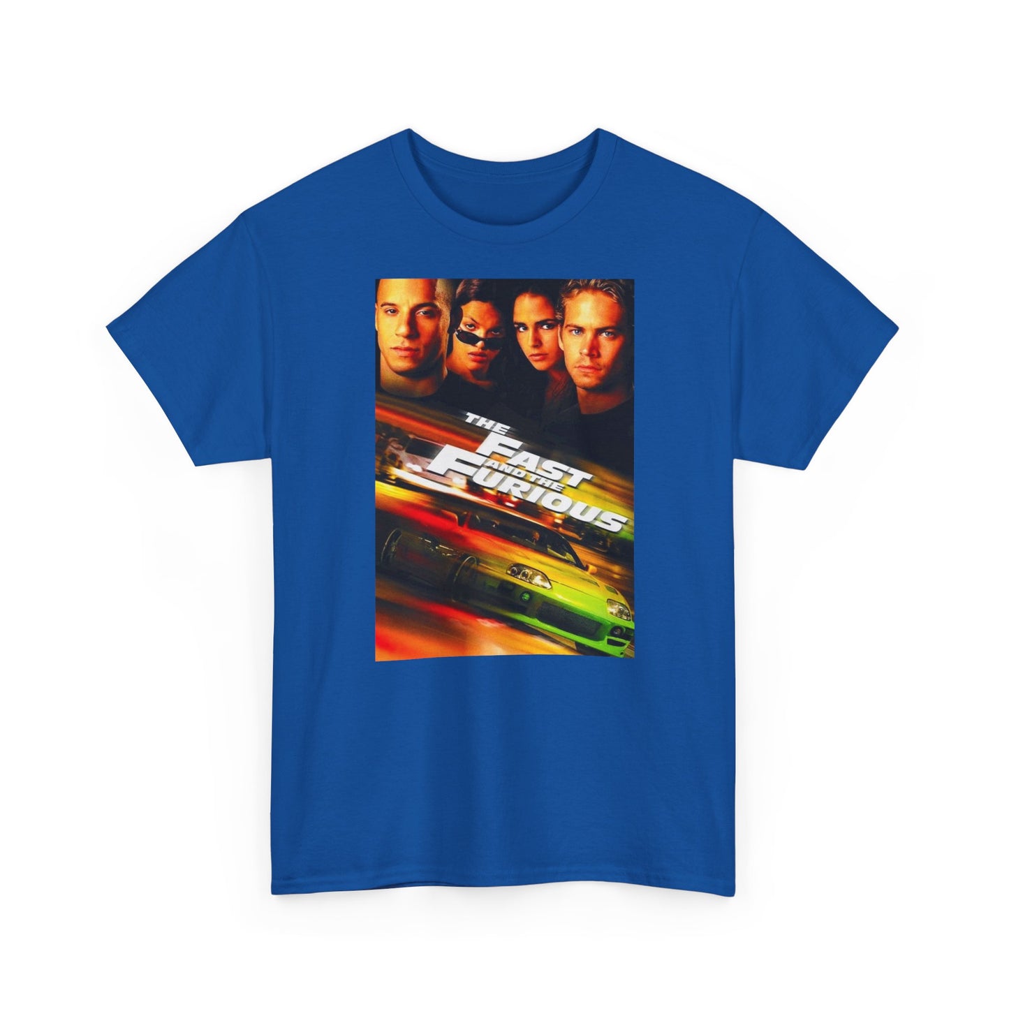 Fast and the furious T-shirt Retro Movie car club Cali Unisex Heavy Cotton Tee