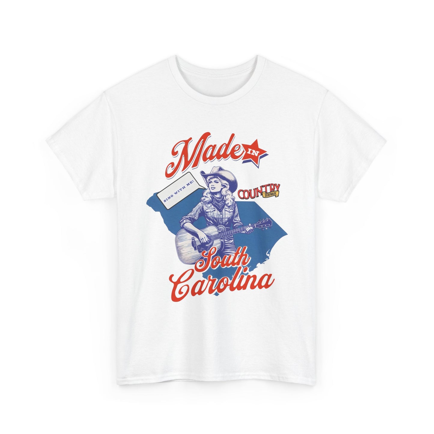Made In South Carolina Graphic T Shirt Unisex Heavy Cotton Tee Gift