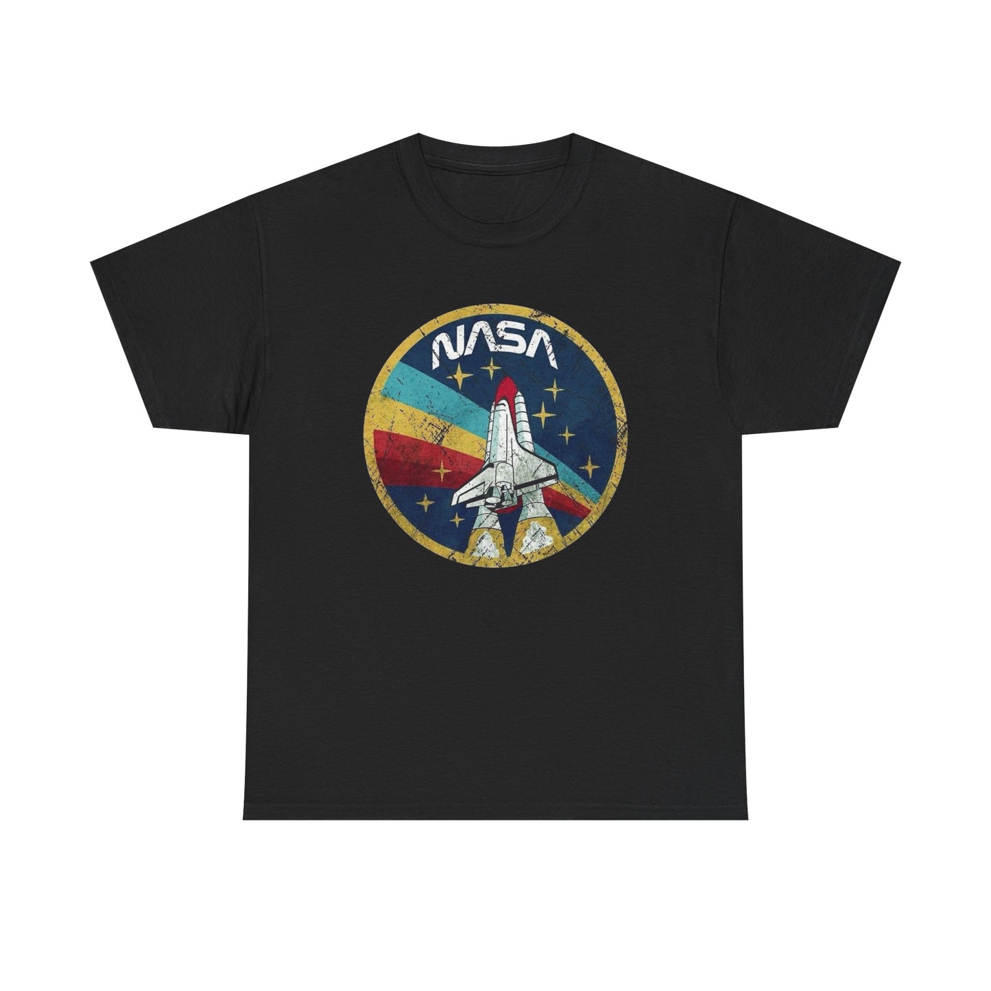 NASA Space Astronaut Vintage Graphic T Shirt Men's Heavy Cotton Tee