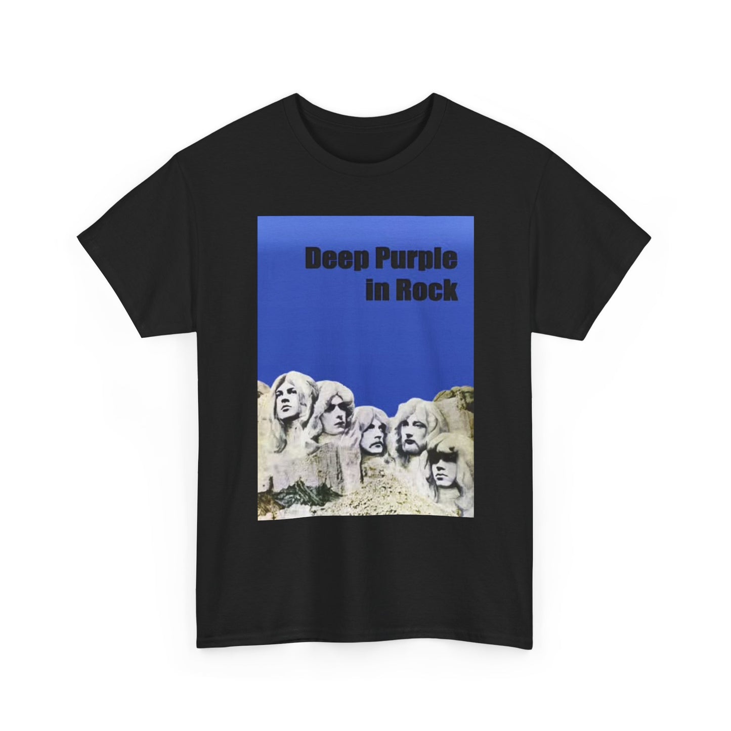 Deep Purple Rock Band Graphic T Shirt Vintage ART Unisex Heavy Cotton Tee