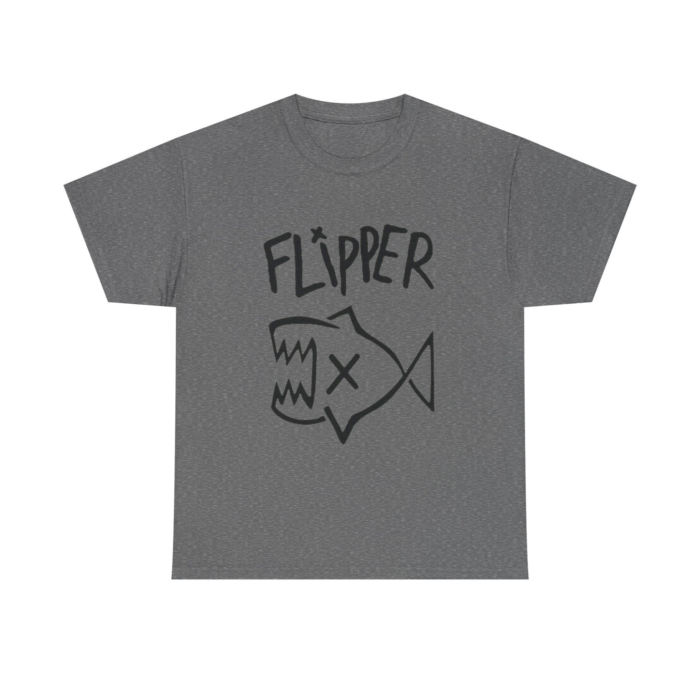 Flipper Graphic T Shirt Unisex Heavy Cotton Tee