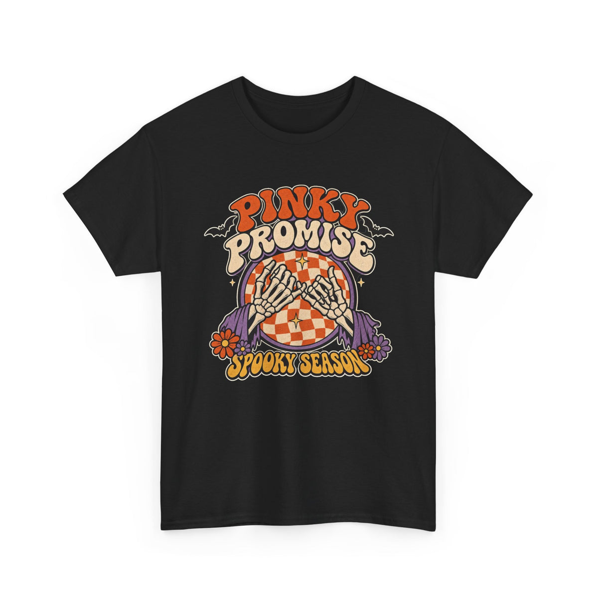 Spooky Season Graphic T Shirt Halloween Retro Men's Heavy Cotton Tee