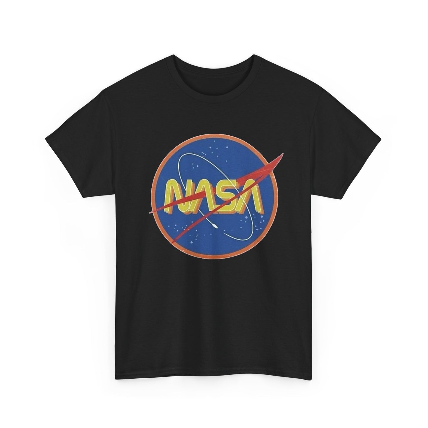 NASA Retro 70's Graphic T Shirt Unisex Heavy Cotton Tee