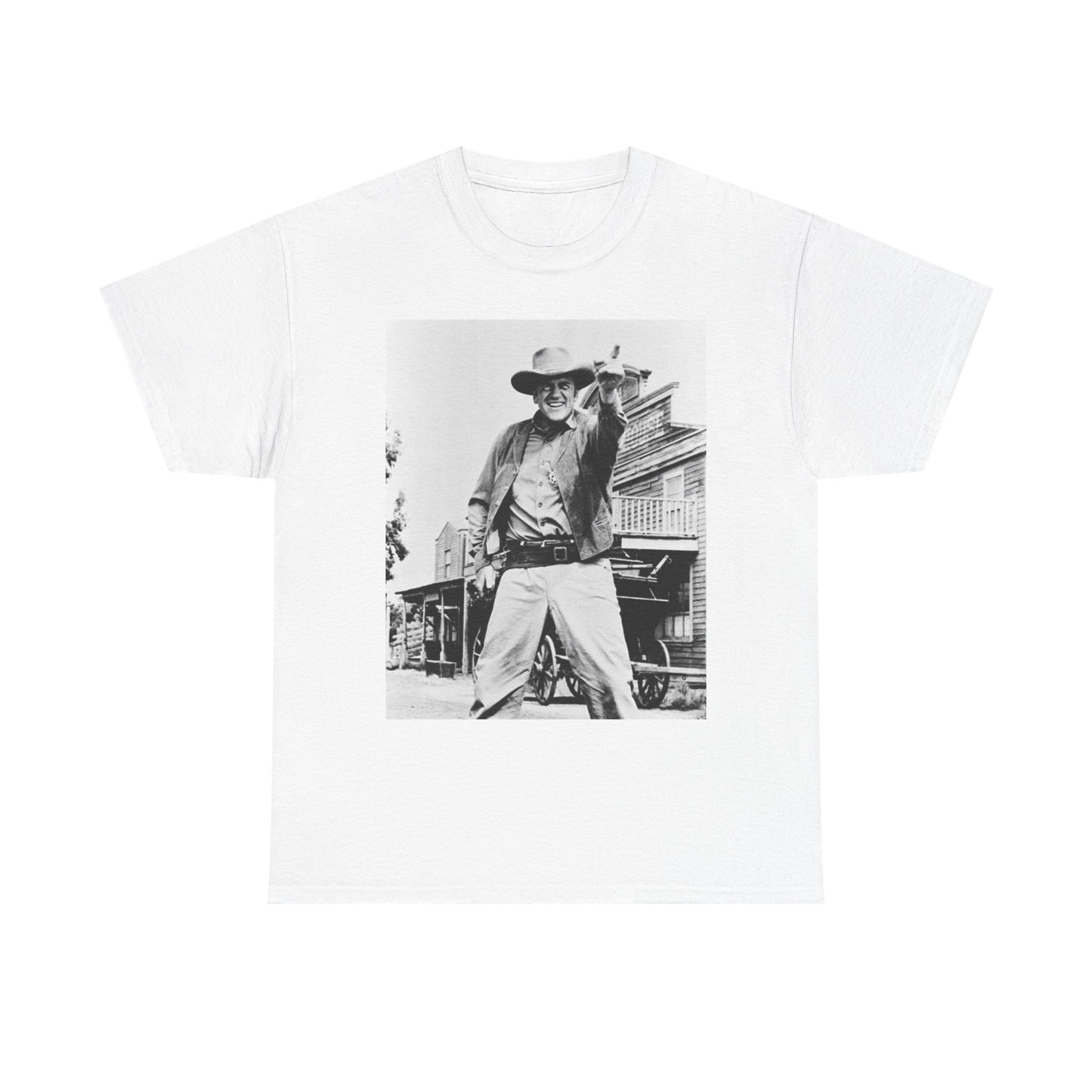 Gunsmoke T Shirt Graphic Vintage Series Western Unisex Heavy Cotton Tee