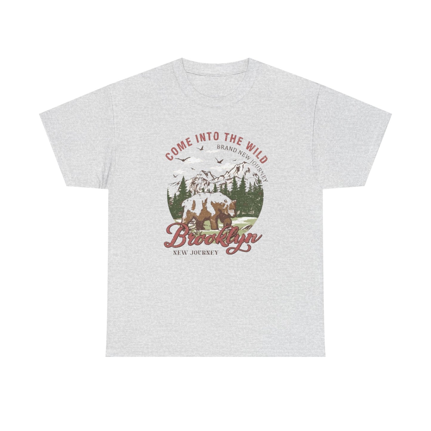 Come Into The Wild Graphic T Shirt Unisex Heavy Cotton Tee