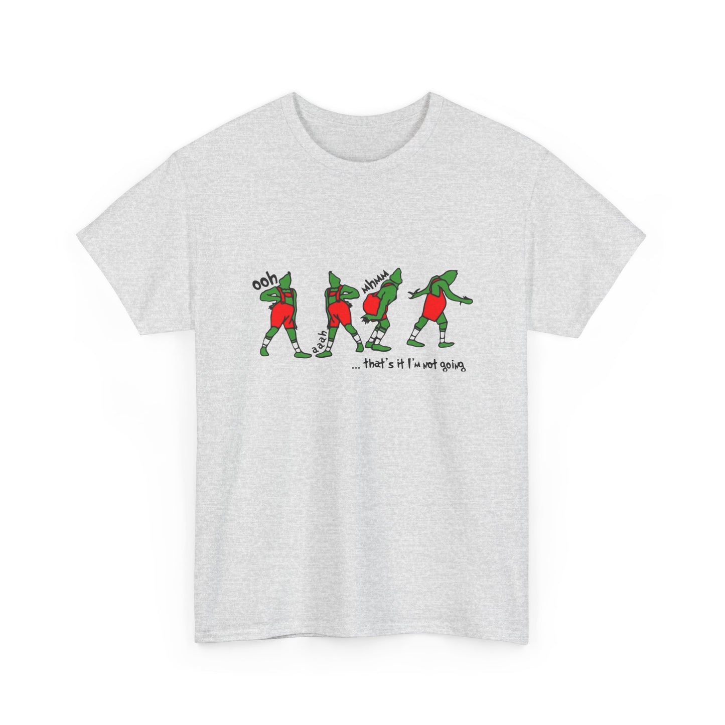 Funny Grinch Retro Christmas Jokes Graphic T Shirt Unisex NEW Heavy Cotton Tee