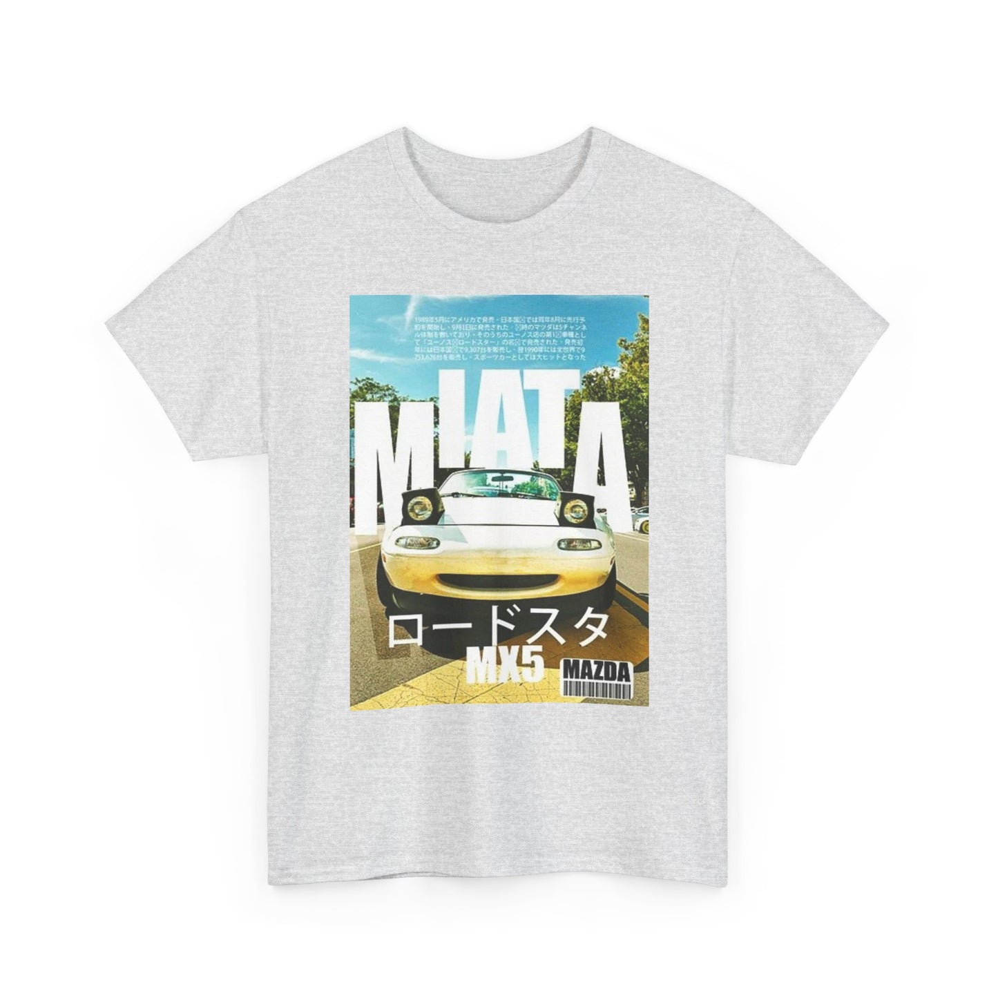 Mazda Miata JDM Retro Drifting Graphic T Shirt Cotton Tee