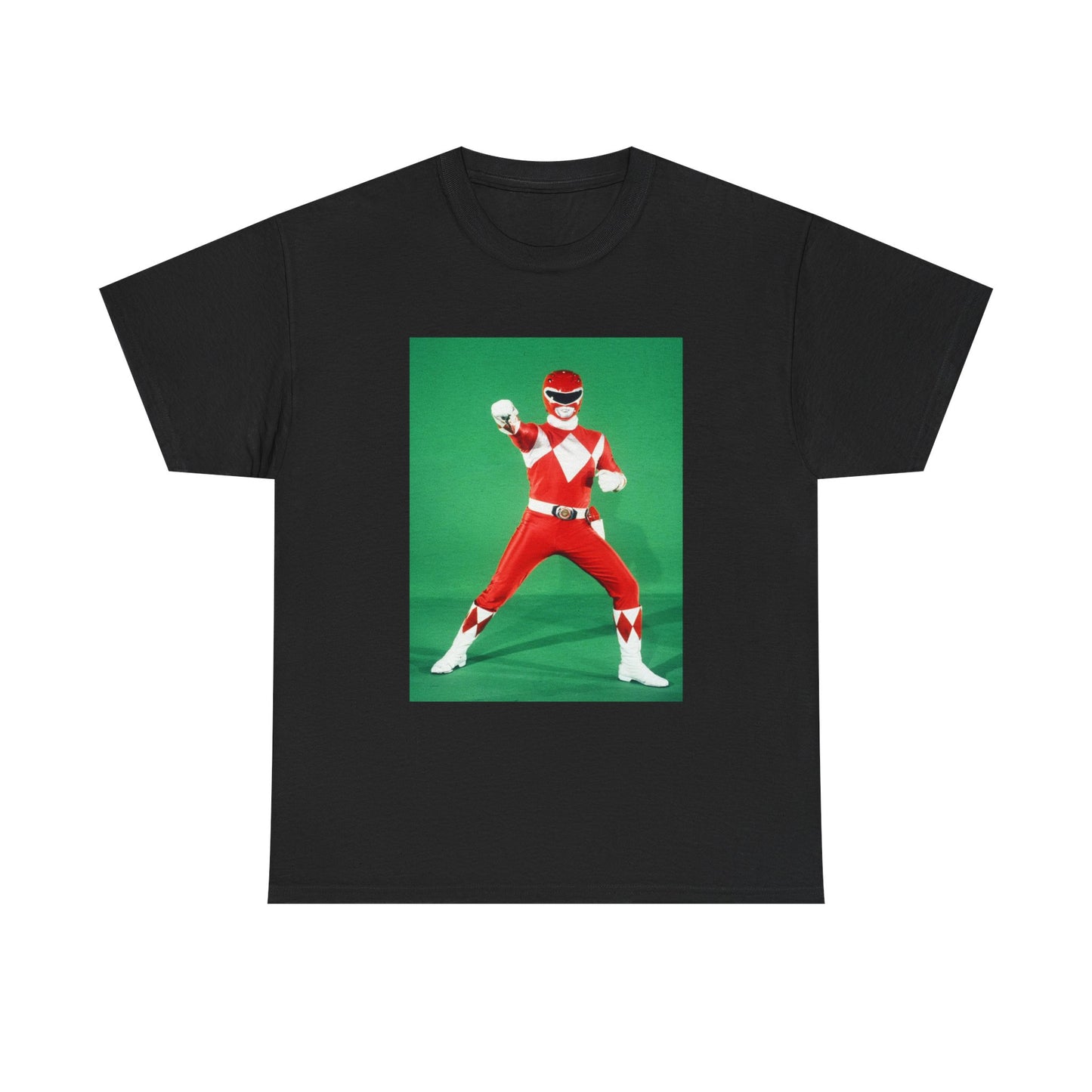 Power Rangers Tshirt Vintage 90s Kids Retro Tv Shows Unisex Heavy Cotton Tee