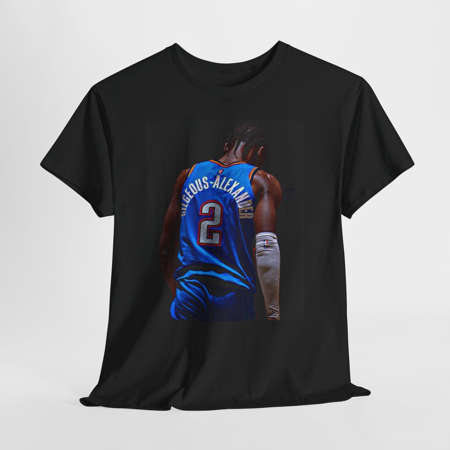 Shai Gilgeous Alexander T Shirt OKC Basketball Retro Unisex Heavy Cotton