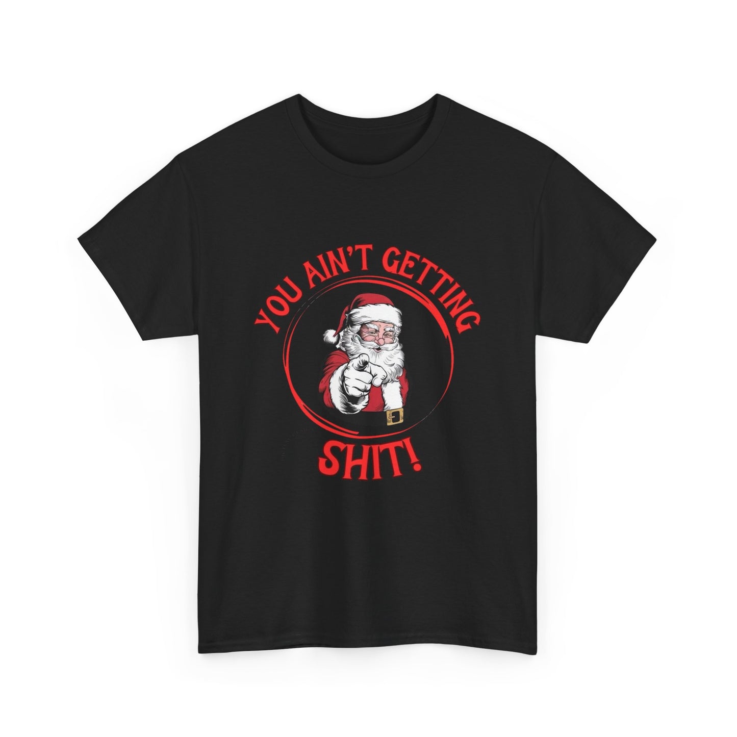 Funny Santa Jokes Graphic T Shirt Unisex NEW Heavy Cotton Tee