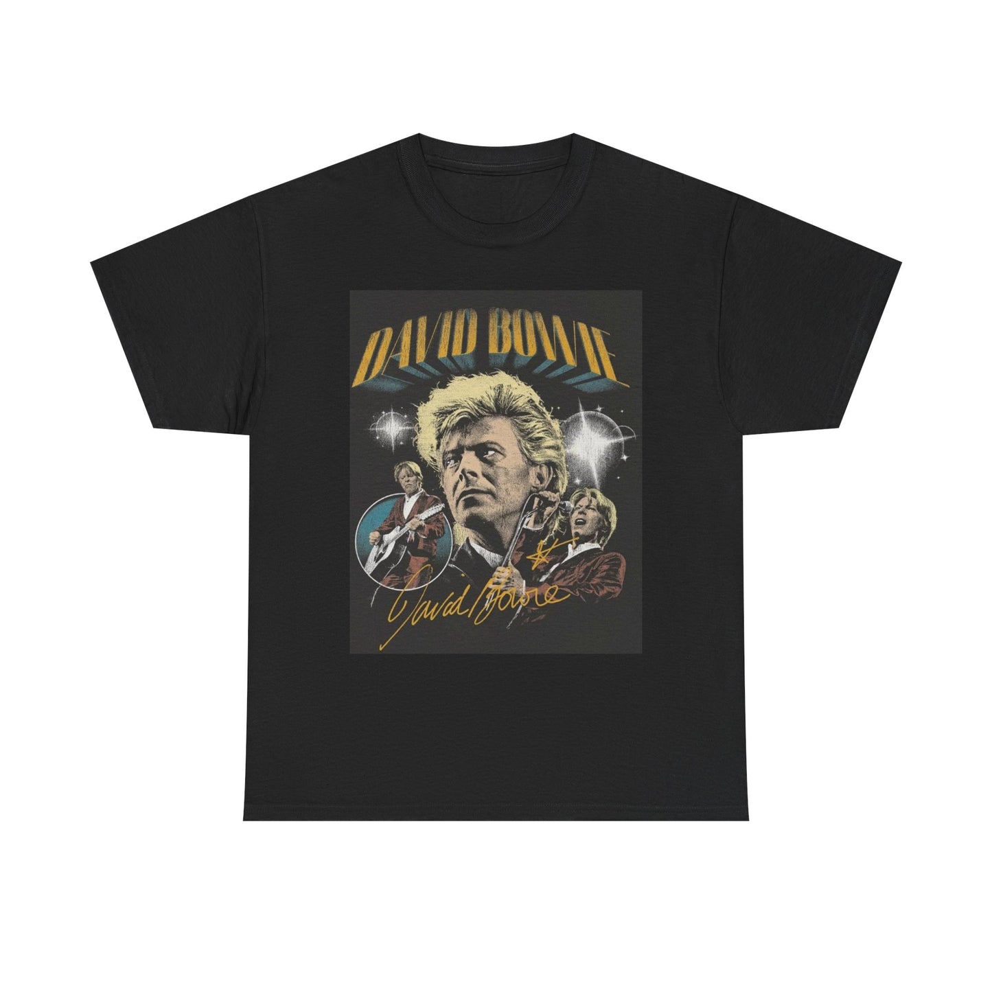 David Bowie Graphic T Shirt Apparel BRAND NEW Unisex Heavy Cotton Tee