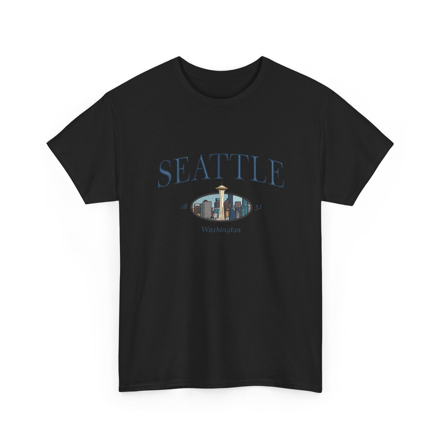 Seattle Washington  Graphic T Shirt NEW Unisex Heavy Cotton Tee