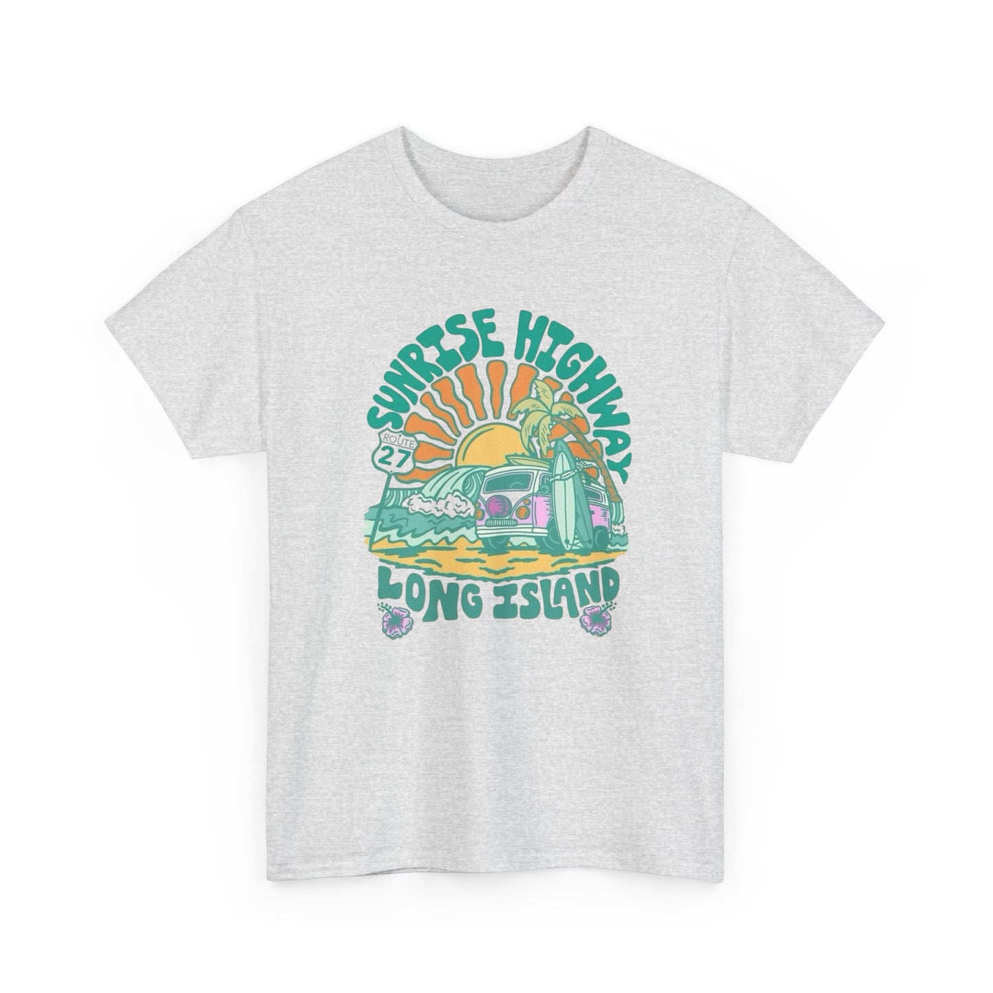 Sunrise Highway Long Island Graphic T Shirt NEW Adult Tee