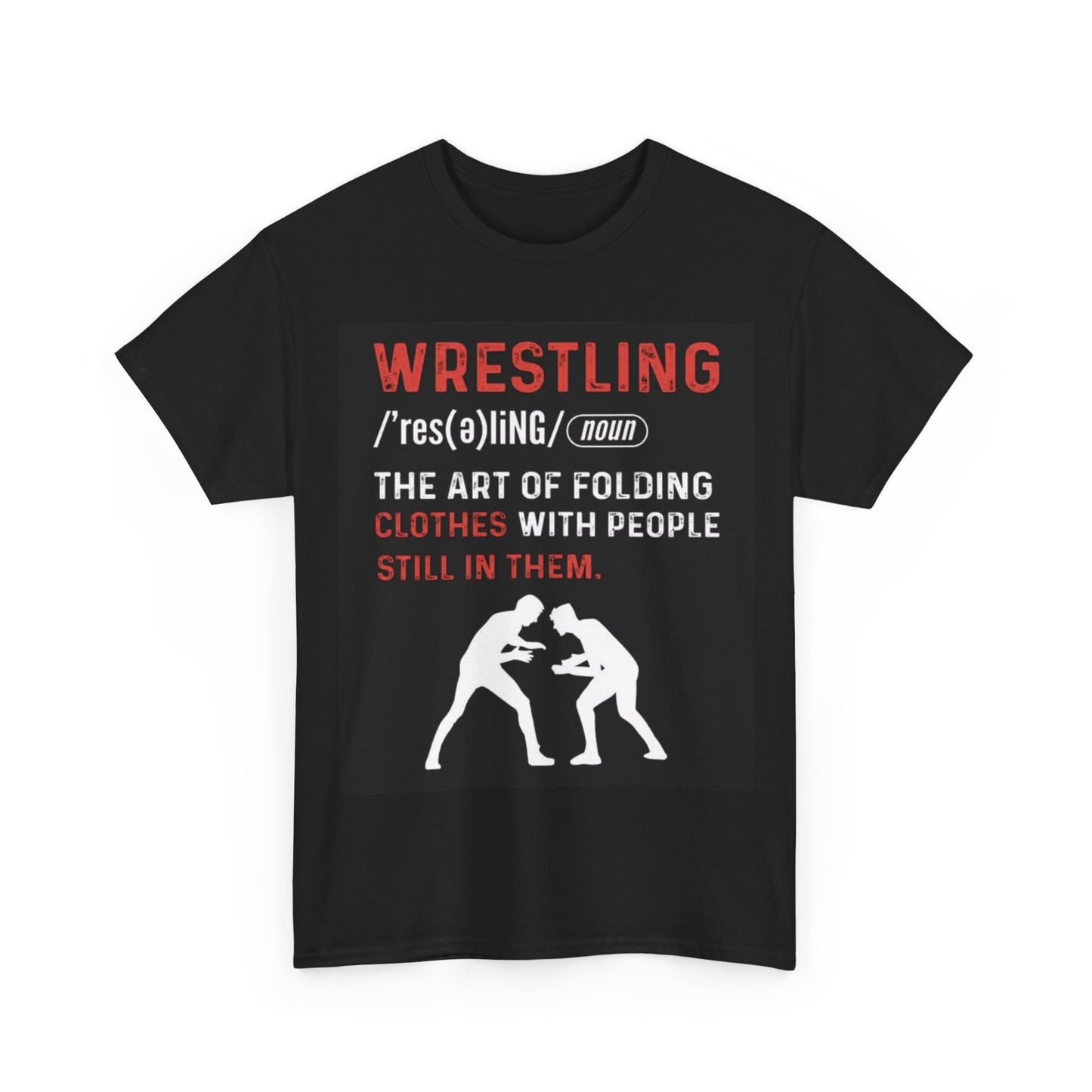 Wrestling Funny Definition T shirt Ufc GYM gear Boxing  Unisex Heavy Cotton Tee