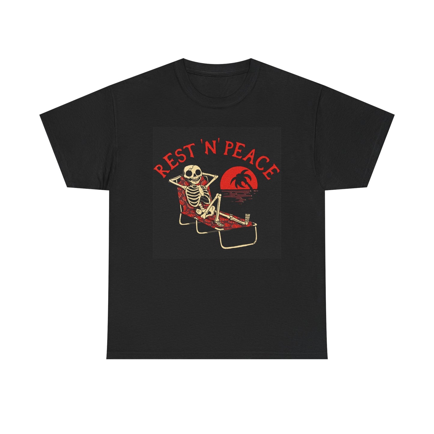 Rest In Peace Graphic T Shirt Vacation Funny Unisex Heavy Cotton Tee