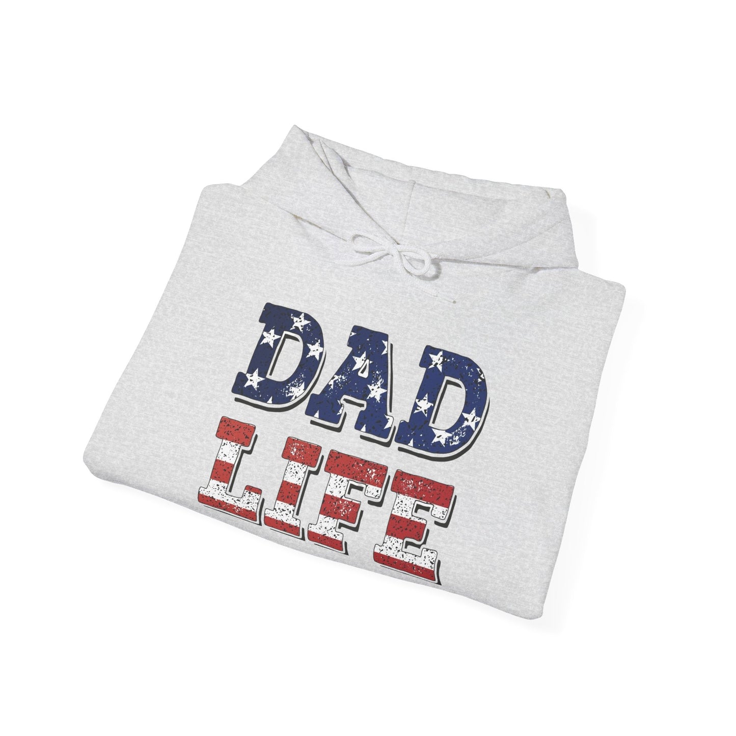 Dad Life USA Graphic Hoodie Men's Heavy Blend™ Hooded Sweatshirt