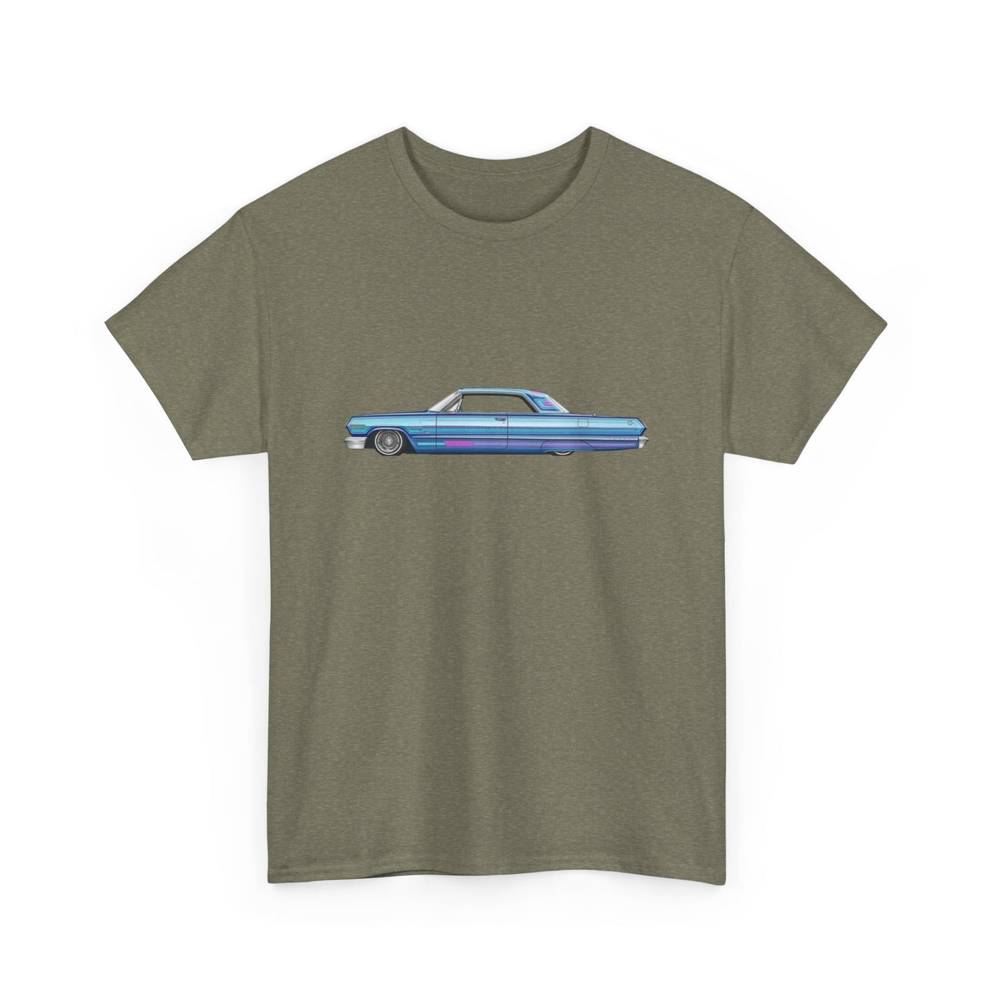 64 Impala Lowrider Cali Graphic T Shirt Unisex Heavy Cotton Tee NEW