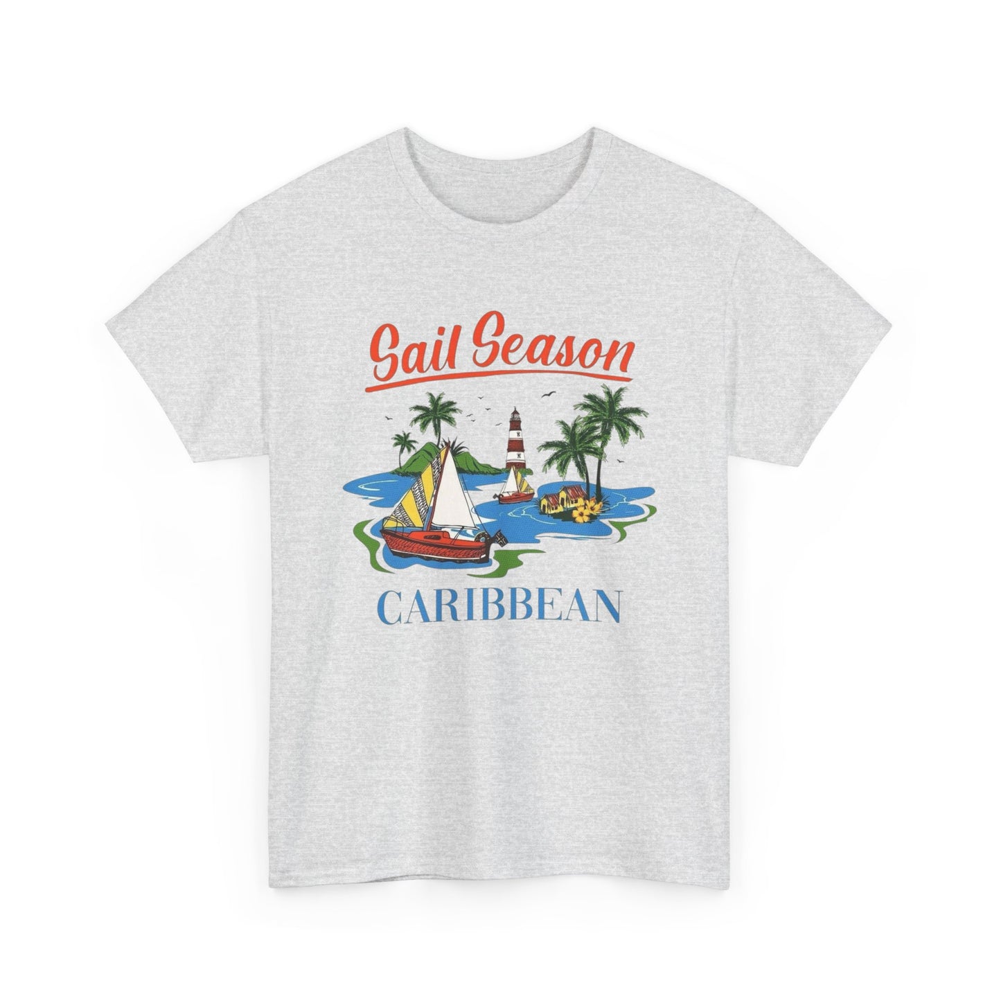 Sail Season Caribbean Graphic T Shirt NEW ADULT