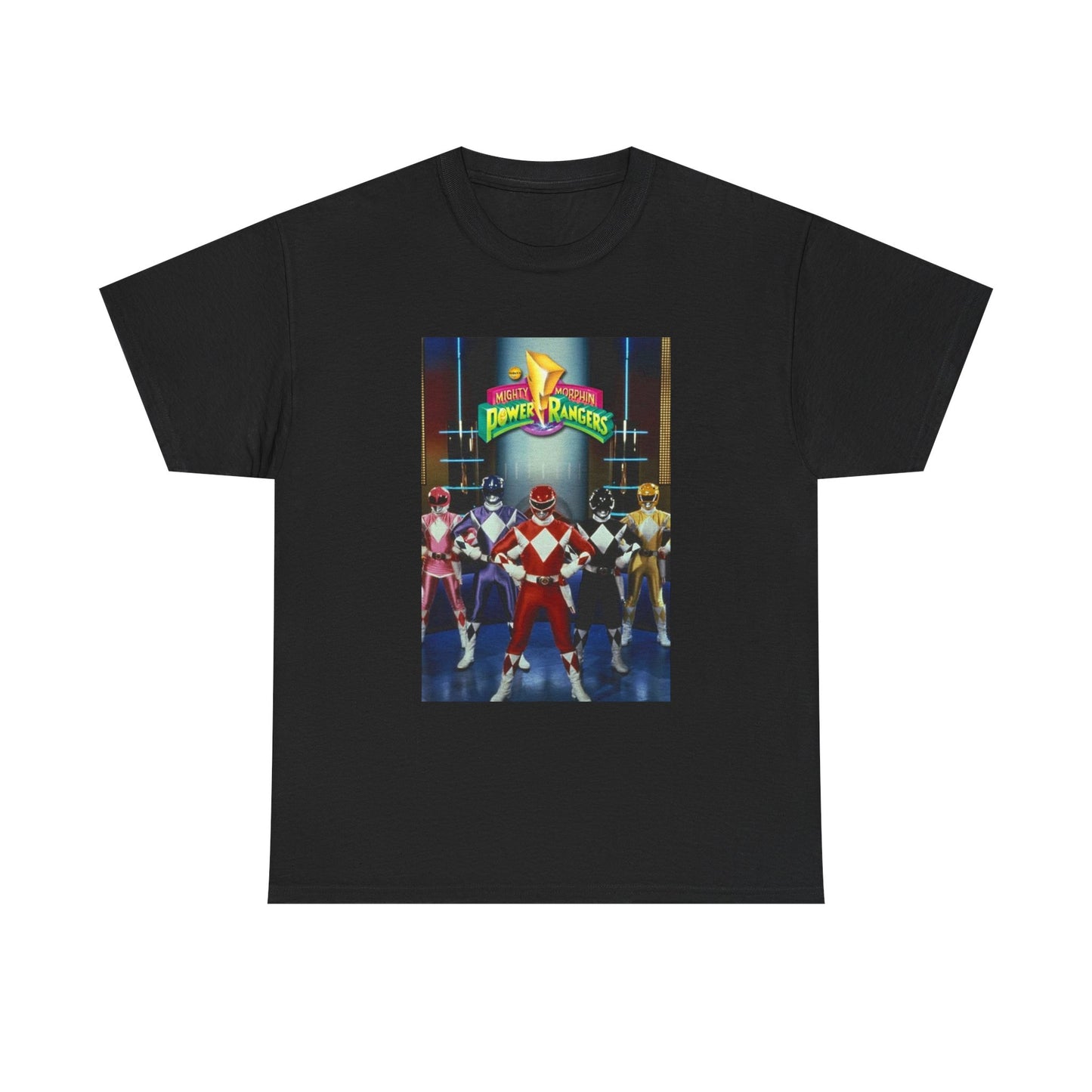 Power Rangers Tshirt Vintage 90s Kids Retro Tv Shows Unisex Heavy Cotton New