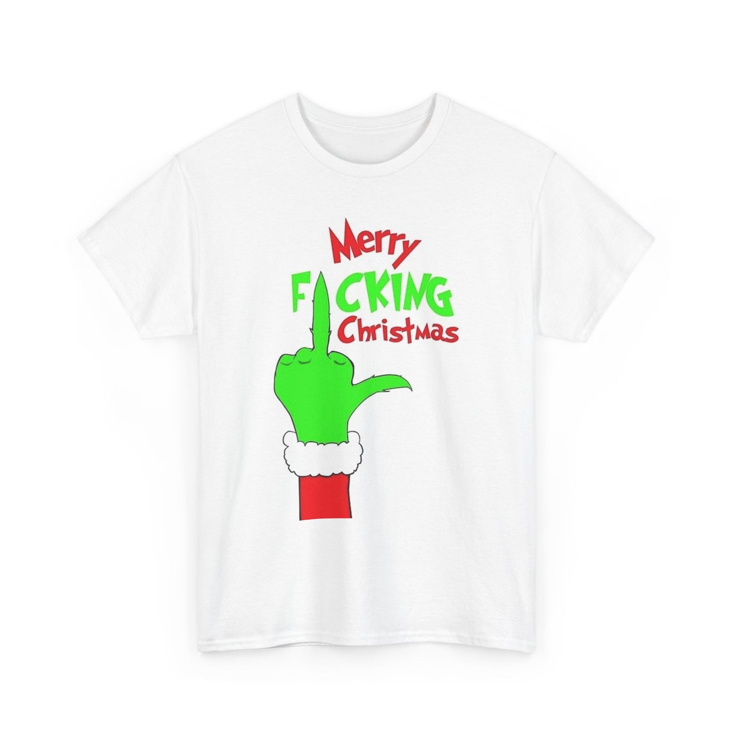 Merry Christmas Grinch T Shirt Funny Graphic Retro Movie Unisex Heavy Cotton Tee