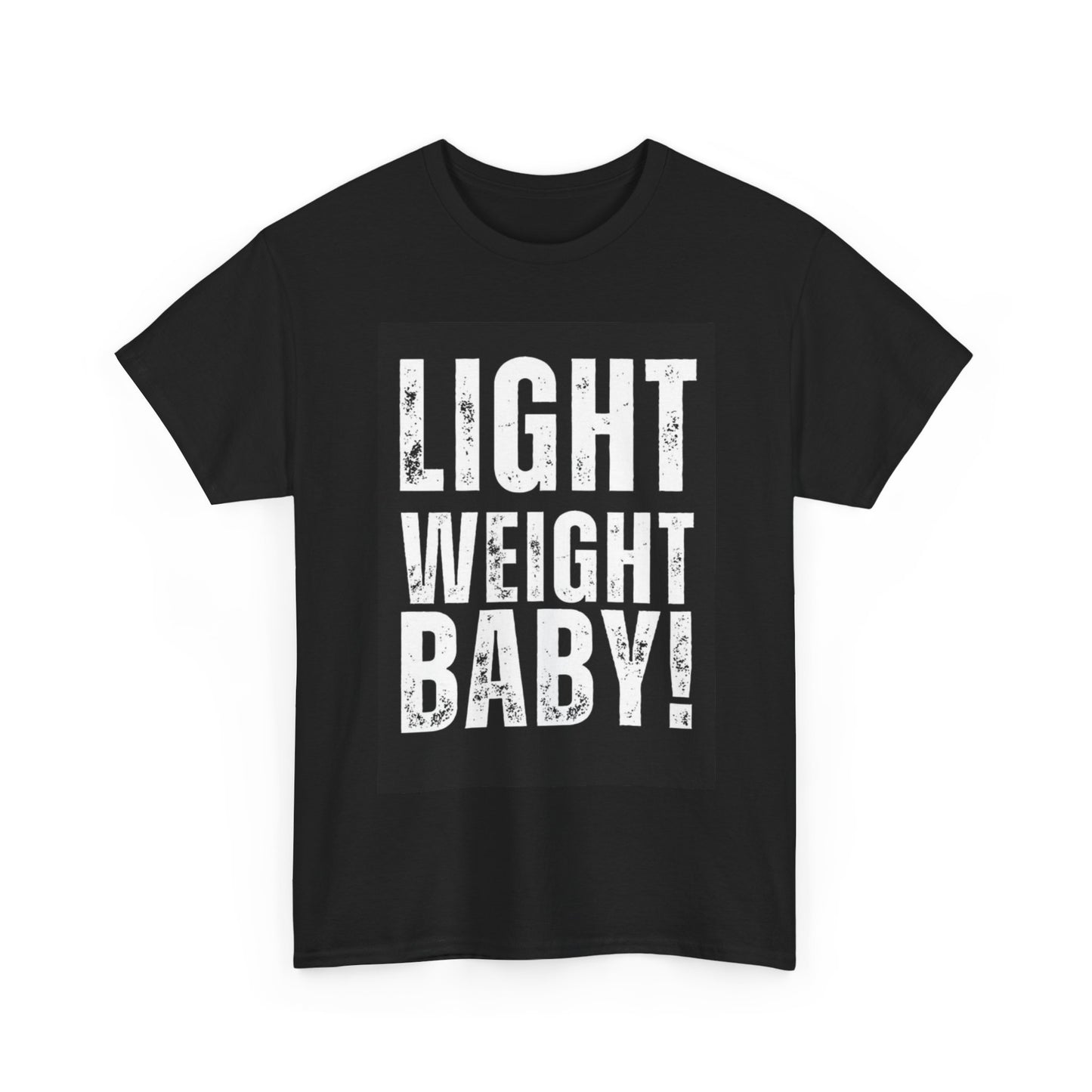 Light Weight Baby Tshirt Gym Gear Weight Training Graphic Unisex Heavy Cotton