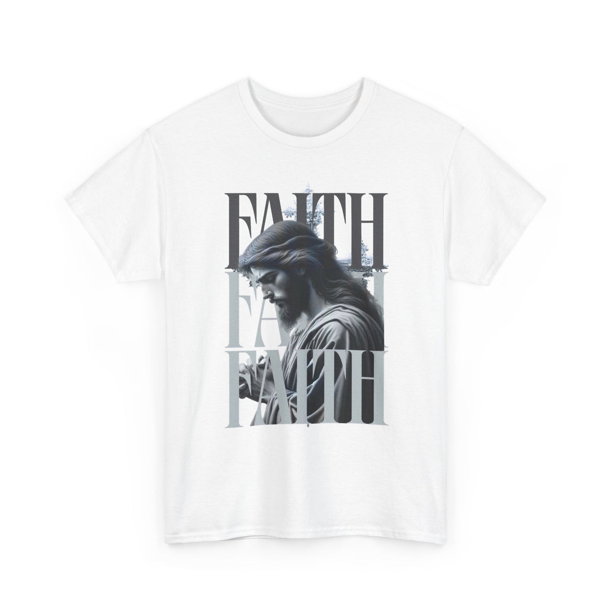 Have Faith Graphic T Shirt Men's Jesus Heavy Cotton Tee