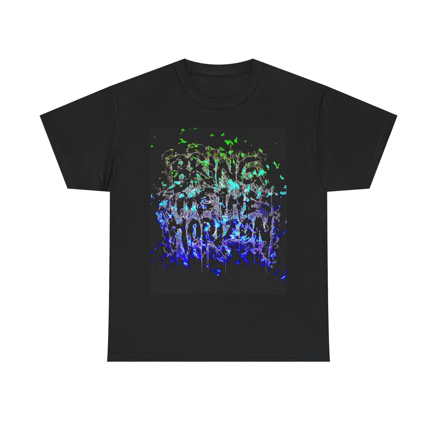 Bring me the Horizon T-shirt punk rock retro Neon art Unisex Heavy Cotton Tee