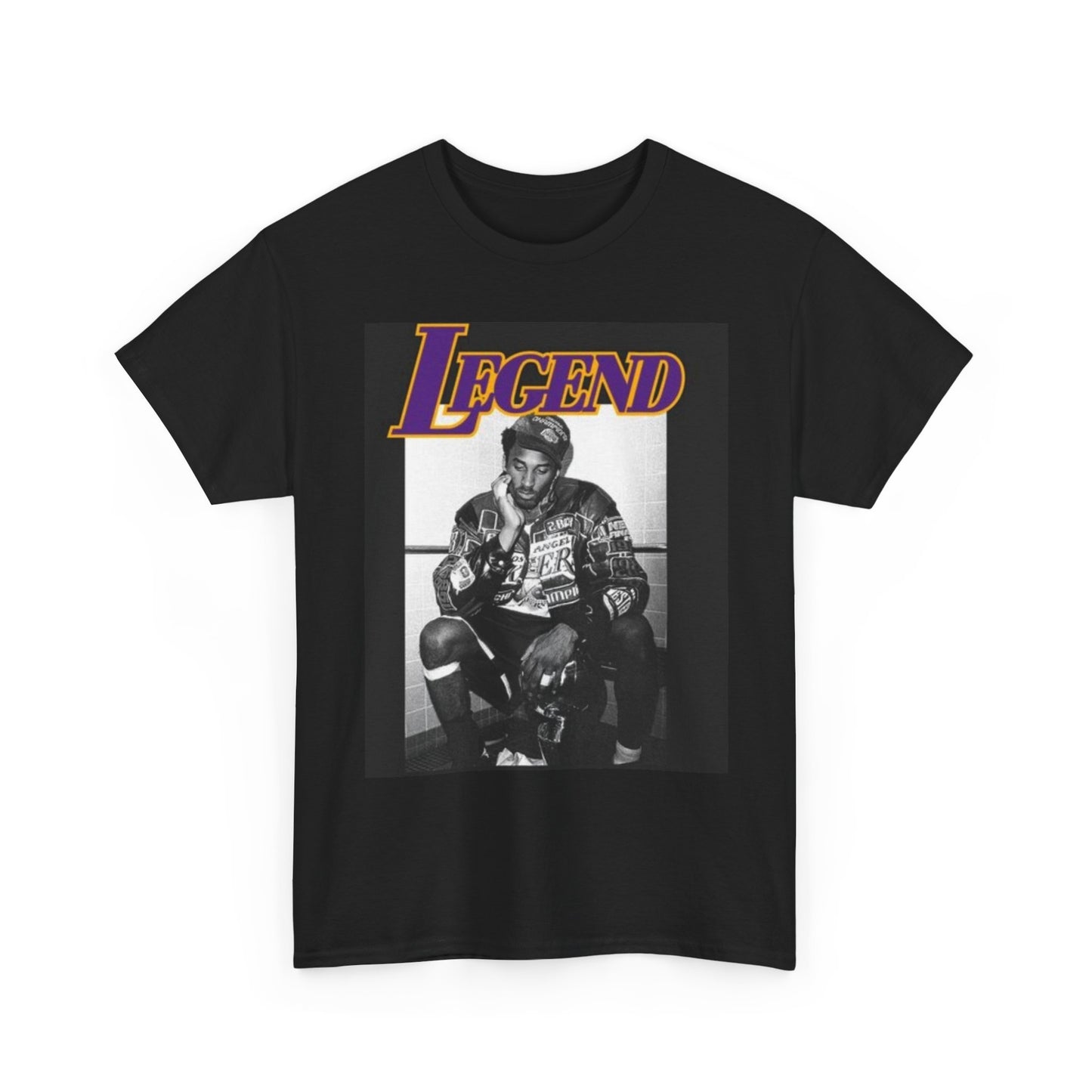 Legend Kobe Graphic T Shirt Vintage LA Unisex Heavy Cotton Tee