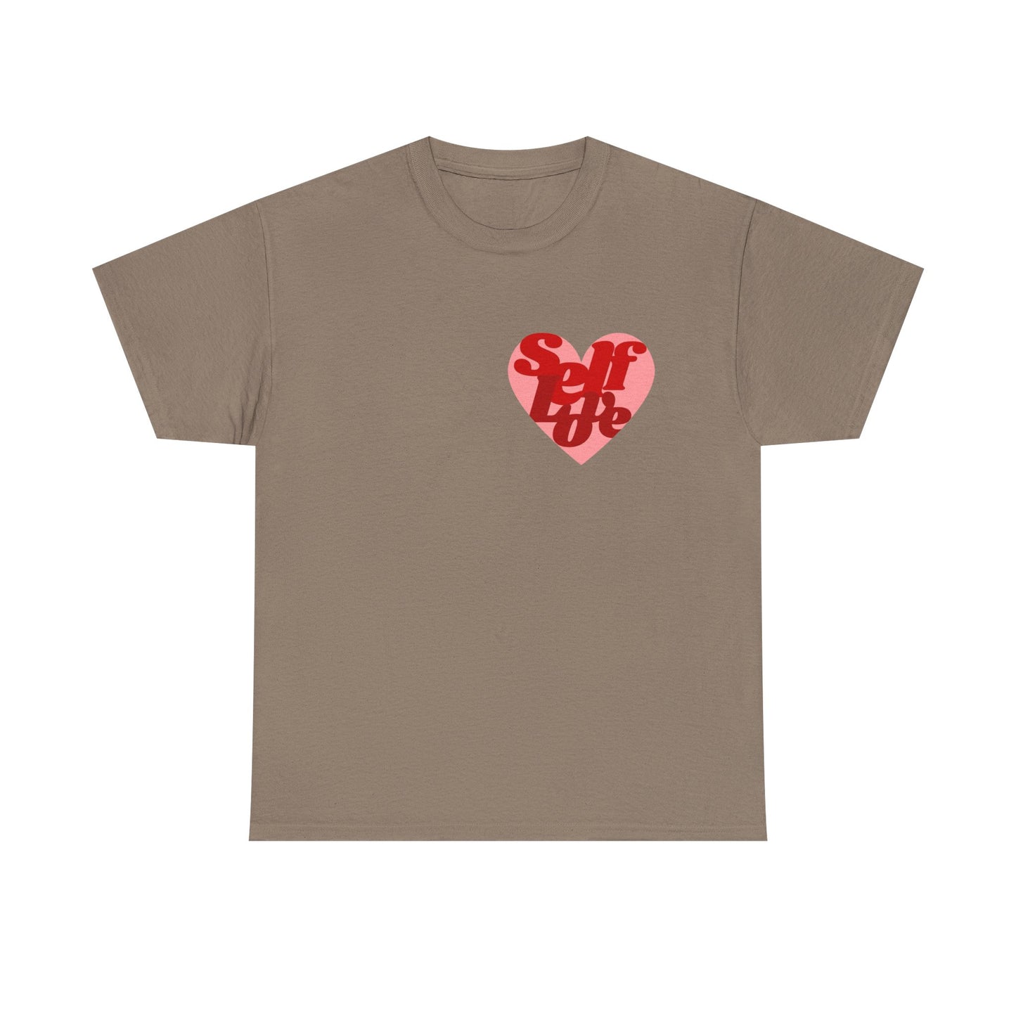 Self Love Heart MULTIPLE COLORS Graphic T Shirt Unisex Heavy Cotton Tee GIFT