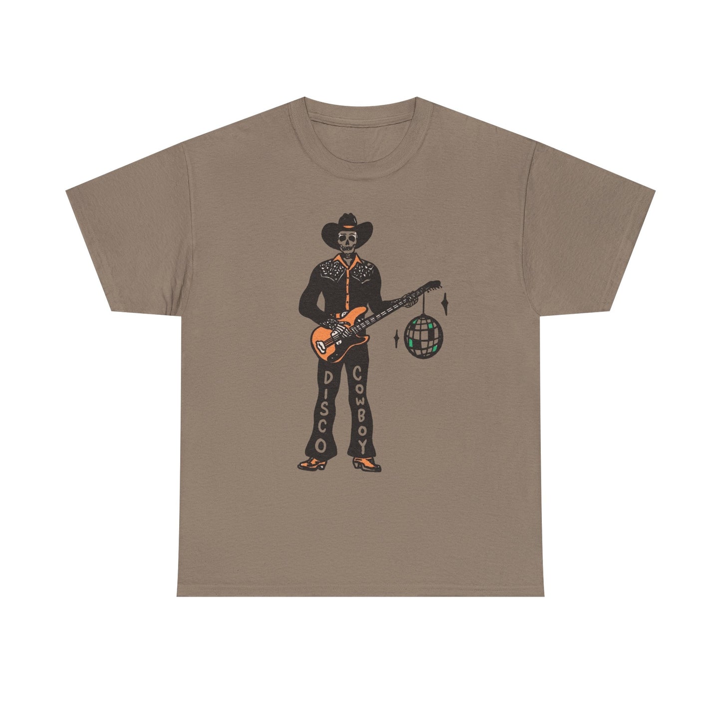 Disco Cowboy Graphic T Shirt Unisex Heavy Cotton Tee