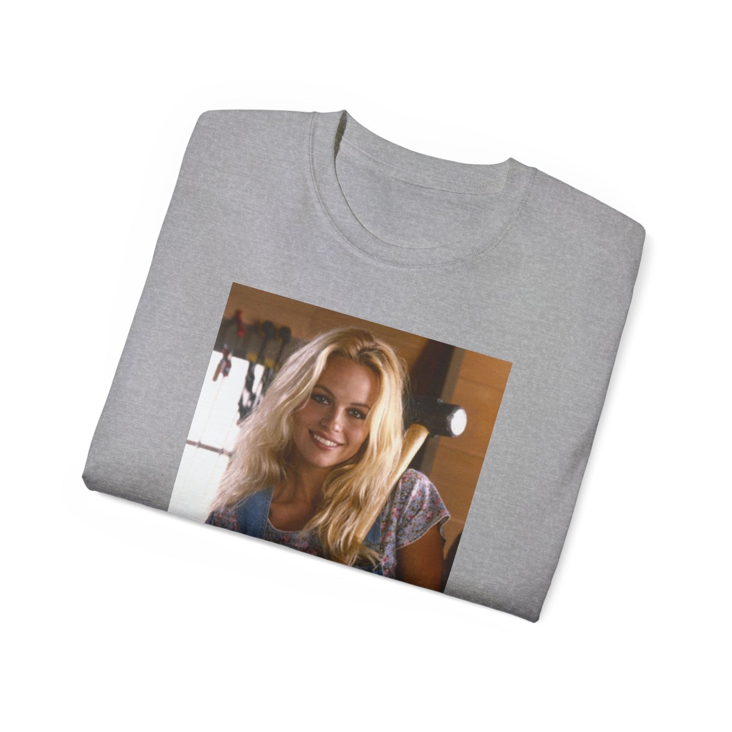 Pam Anderson playboy tool time 90s vintage Unisex Ultra Cotton Tee