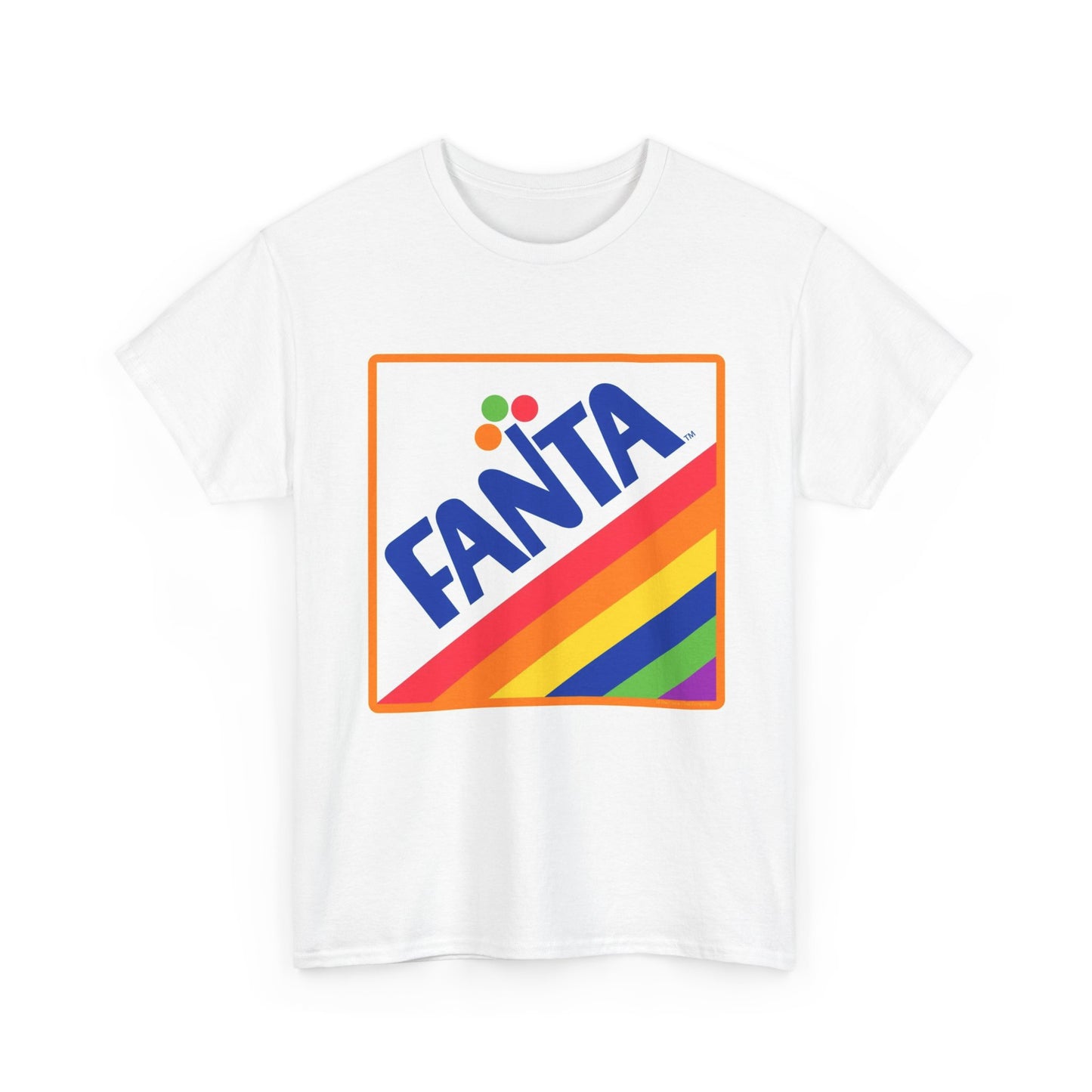 Fanta Soda Tshirt Vintage Pop Logo Retro Graphic Nostalgic Unisex Heavy Cotton