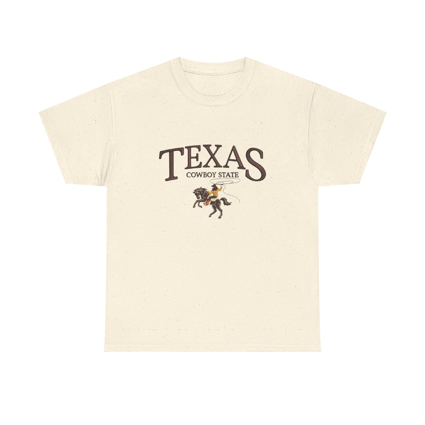 Texas Cowboy State Graphic T Shirt NEW Unisex Heavy Cotton Tee