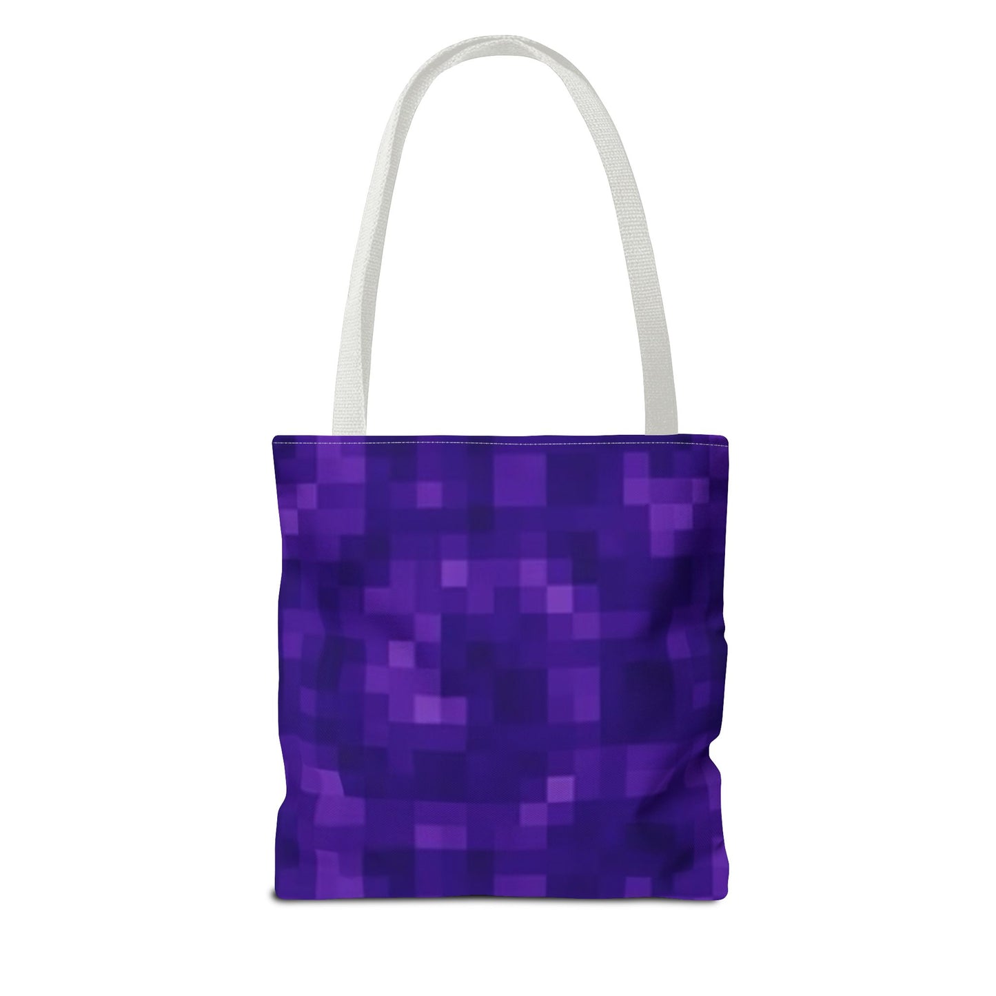90s Pixelated Purple Multi Color BRAND NEW MODERN Tote Bag (AOP)