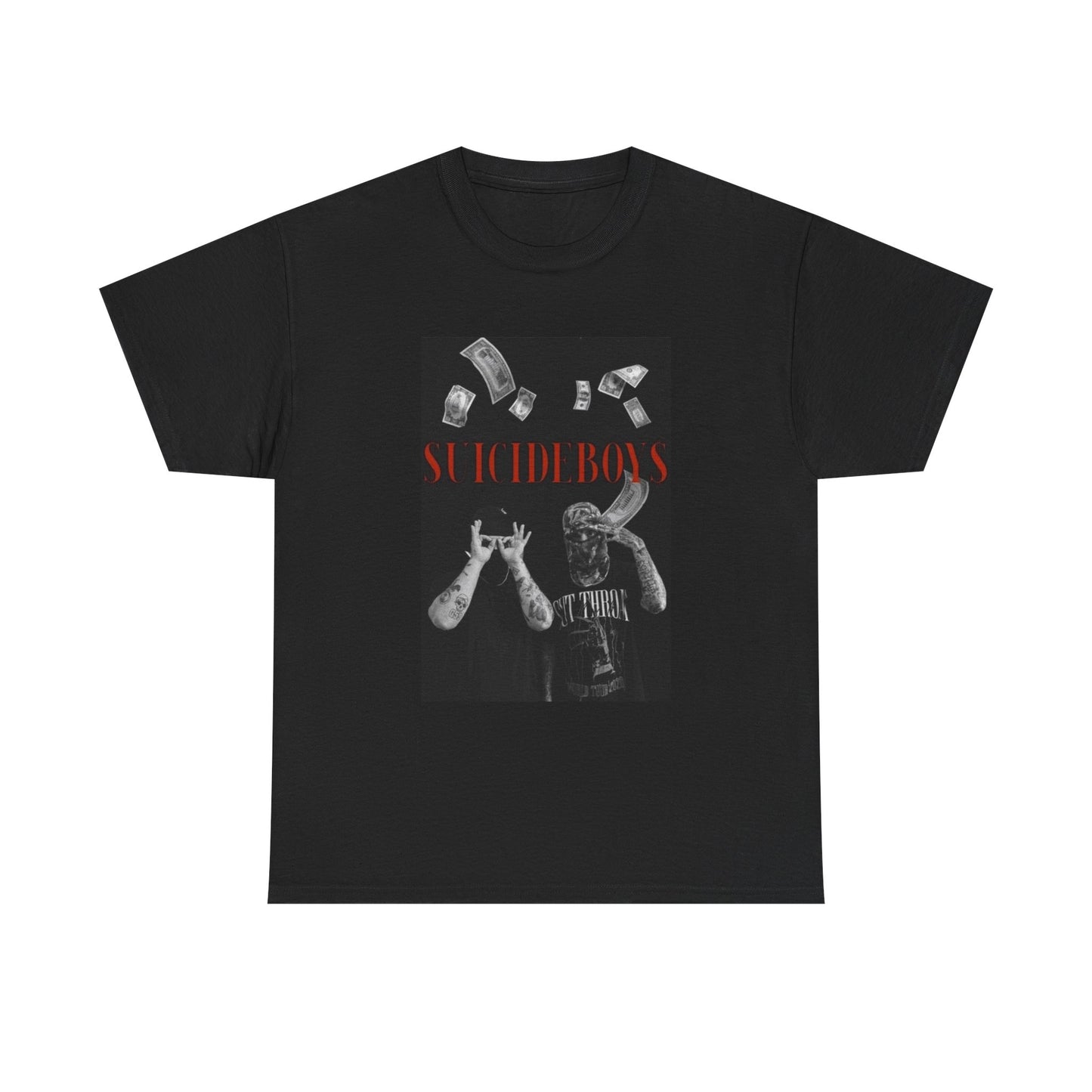 Suicideboys Tshirt Retro Skrim Poster Cash Tour Unisex Heavy Cotton Tee