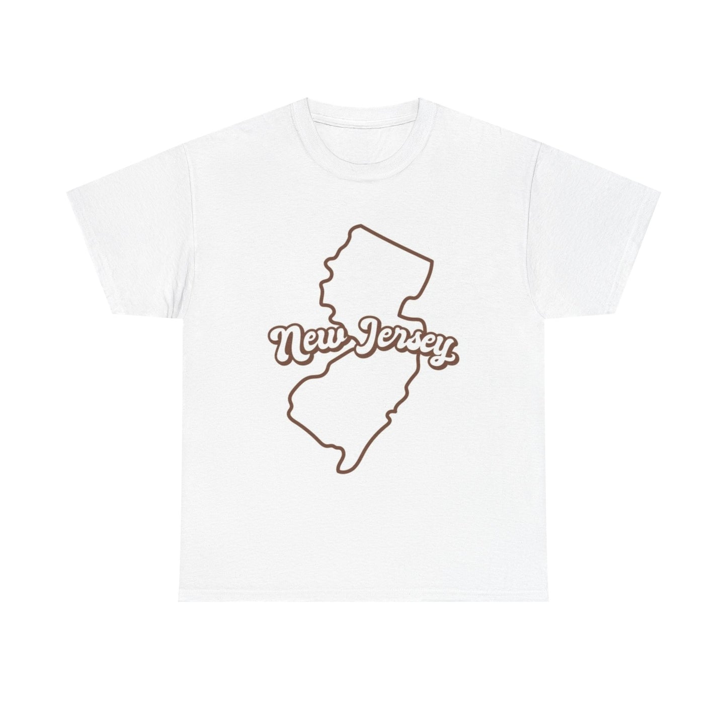 New Jersey State Logo BRAND NEW Apparel T Shirt Unisex Unisex Heavy Cotton Tee