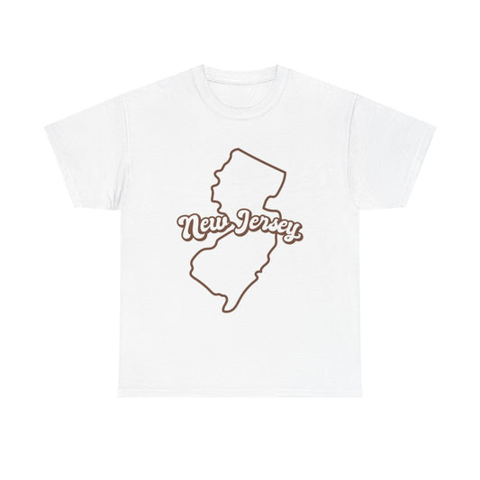 New Jersey State Logo BRAND NEW Apparel T Shirt Unisex Unisex Heavy Cotton Tee