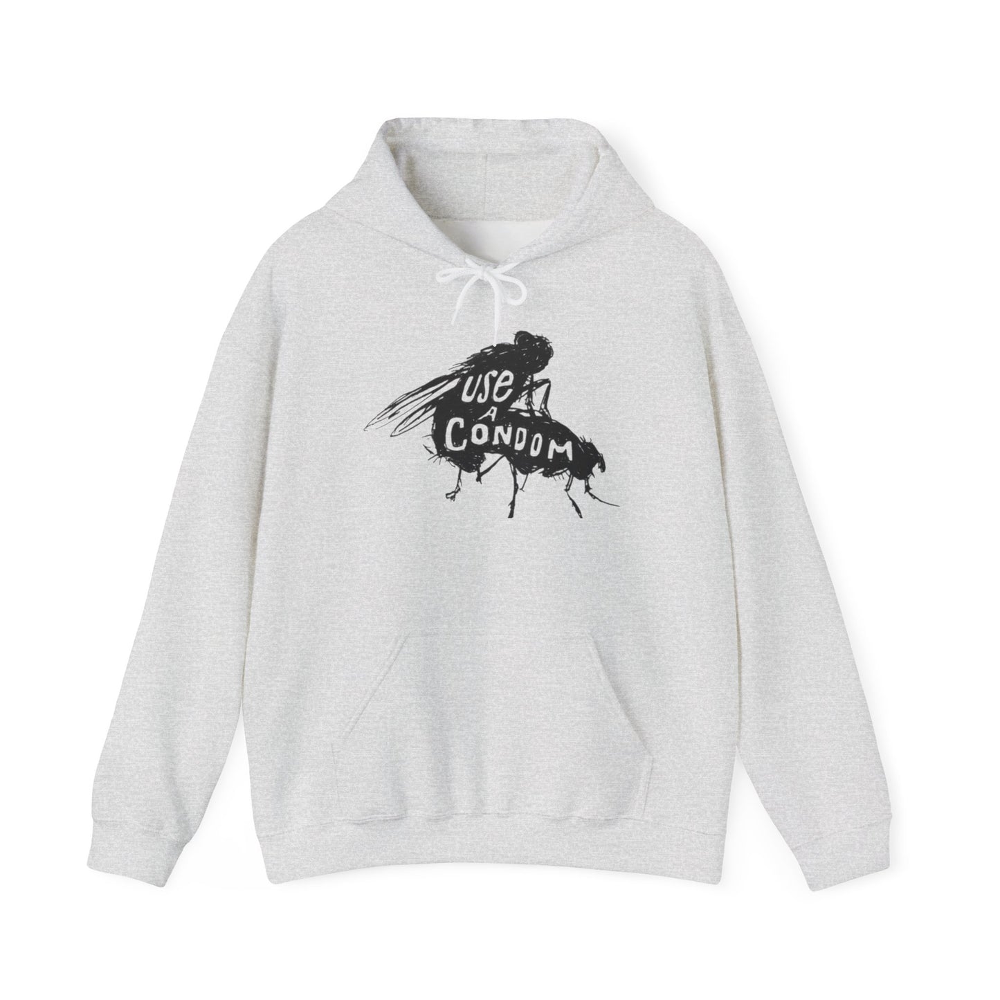 Use A Condom Funny Graphic Hoodie Unisex Heavy Blend™ Hooded Sweatshirt