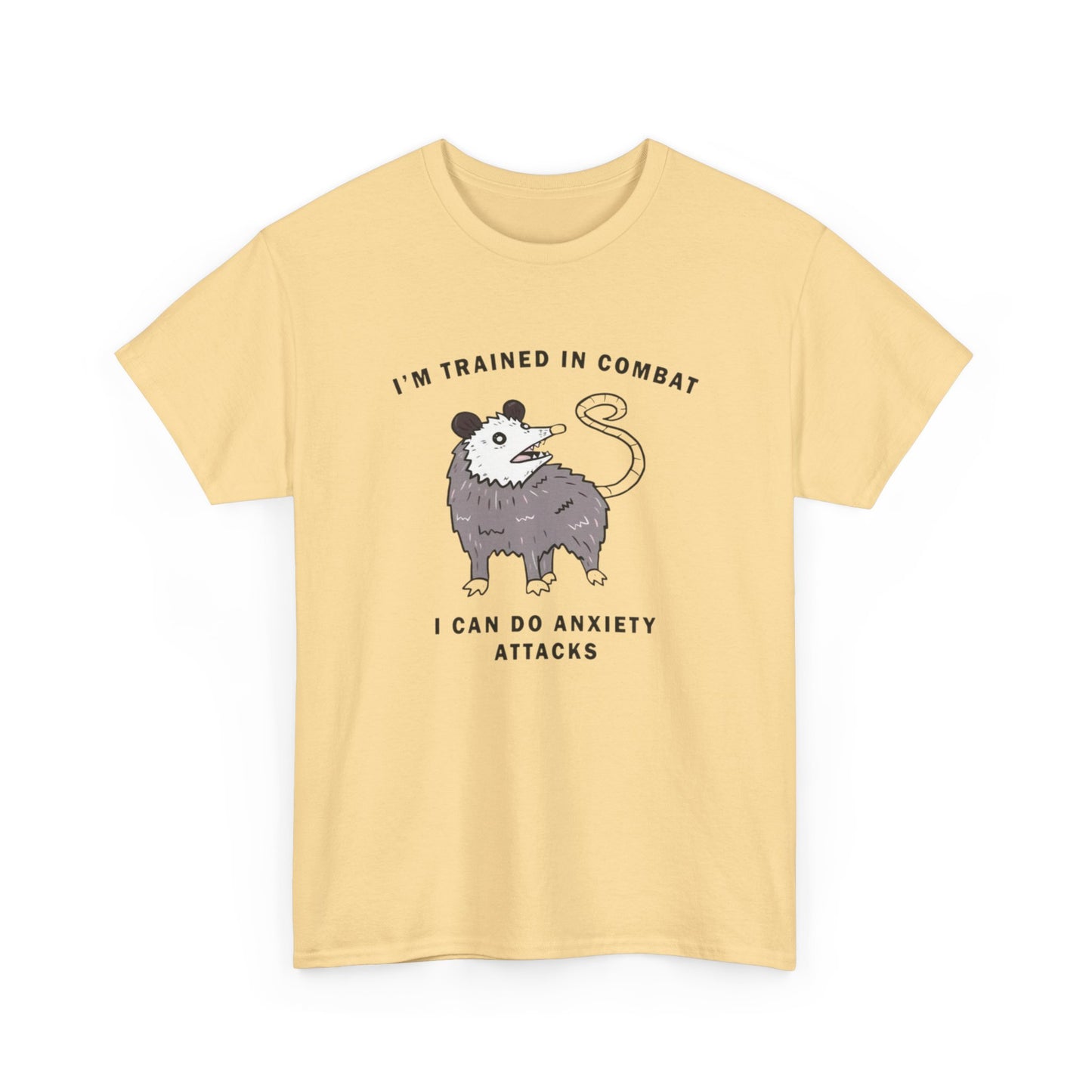 I Can Do Anxiety Attacks Funny Graphic T Shirt Unisex Heavy Cotton Tee