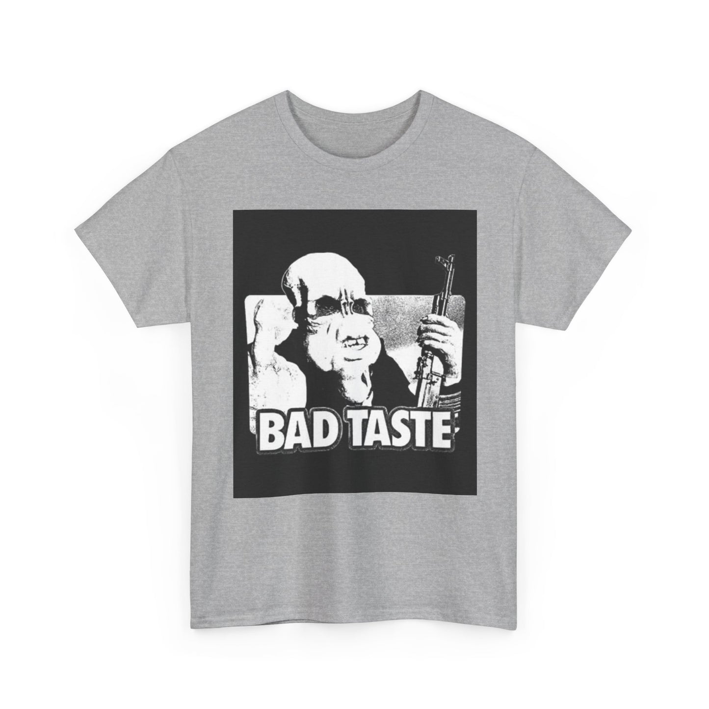 Bad Taste Poster Shirt Retro Graphic Art Unisex Heavy Cotton Tee